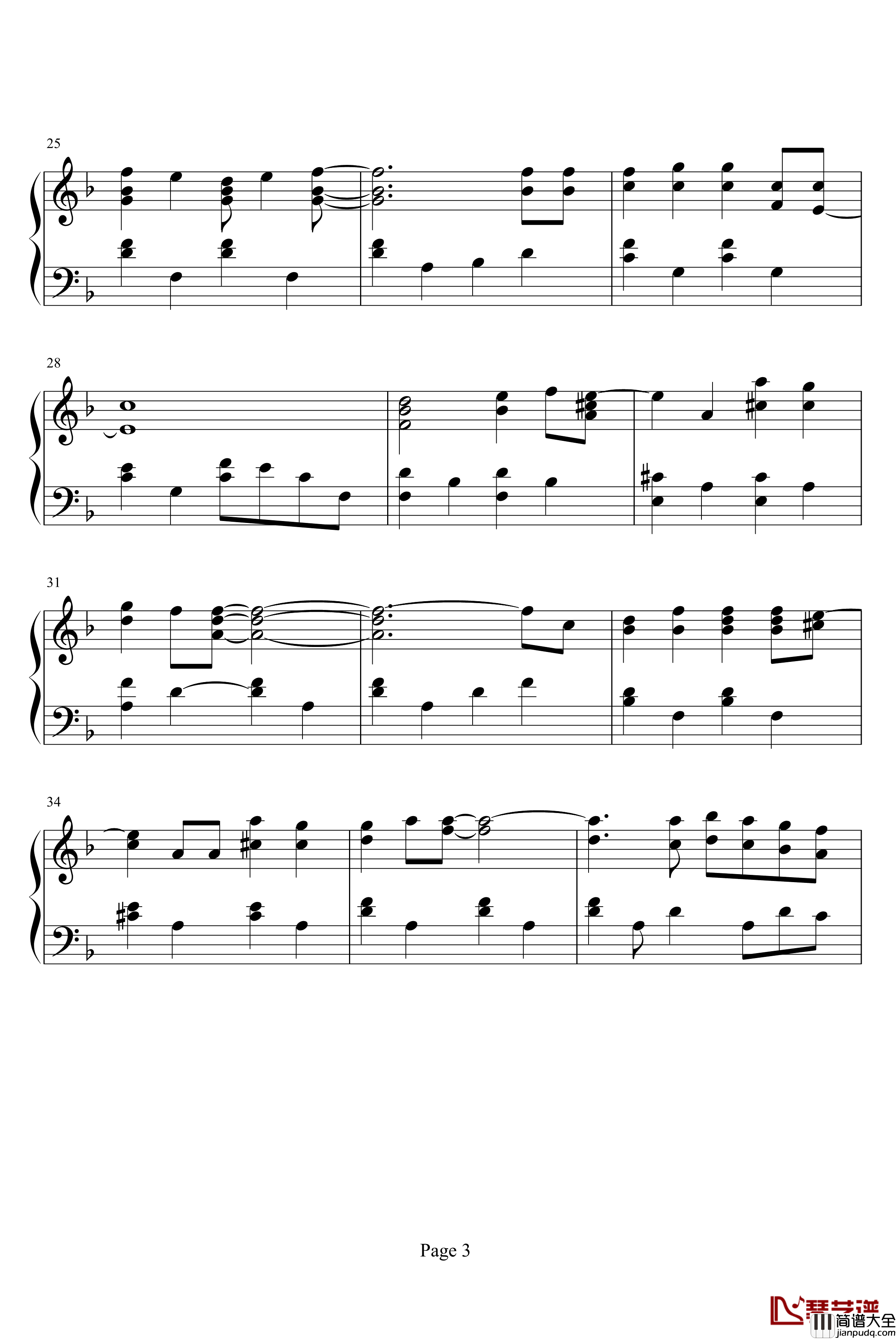 Love_Chronicle钢琴谱_影视