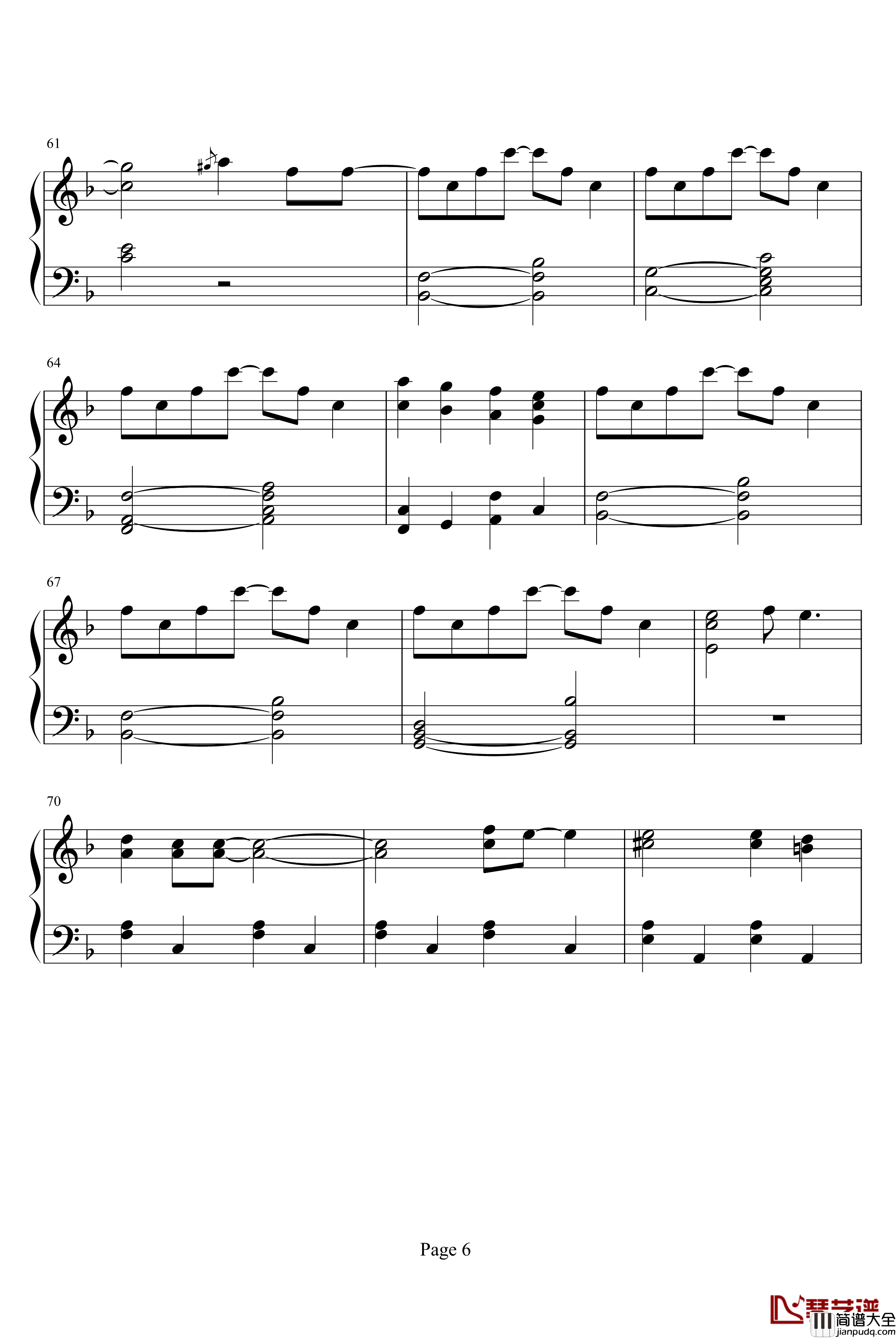 Love_Chronicle钢琴谱_影视