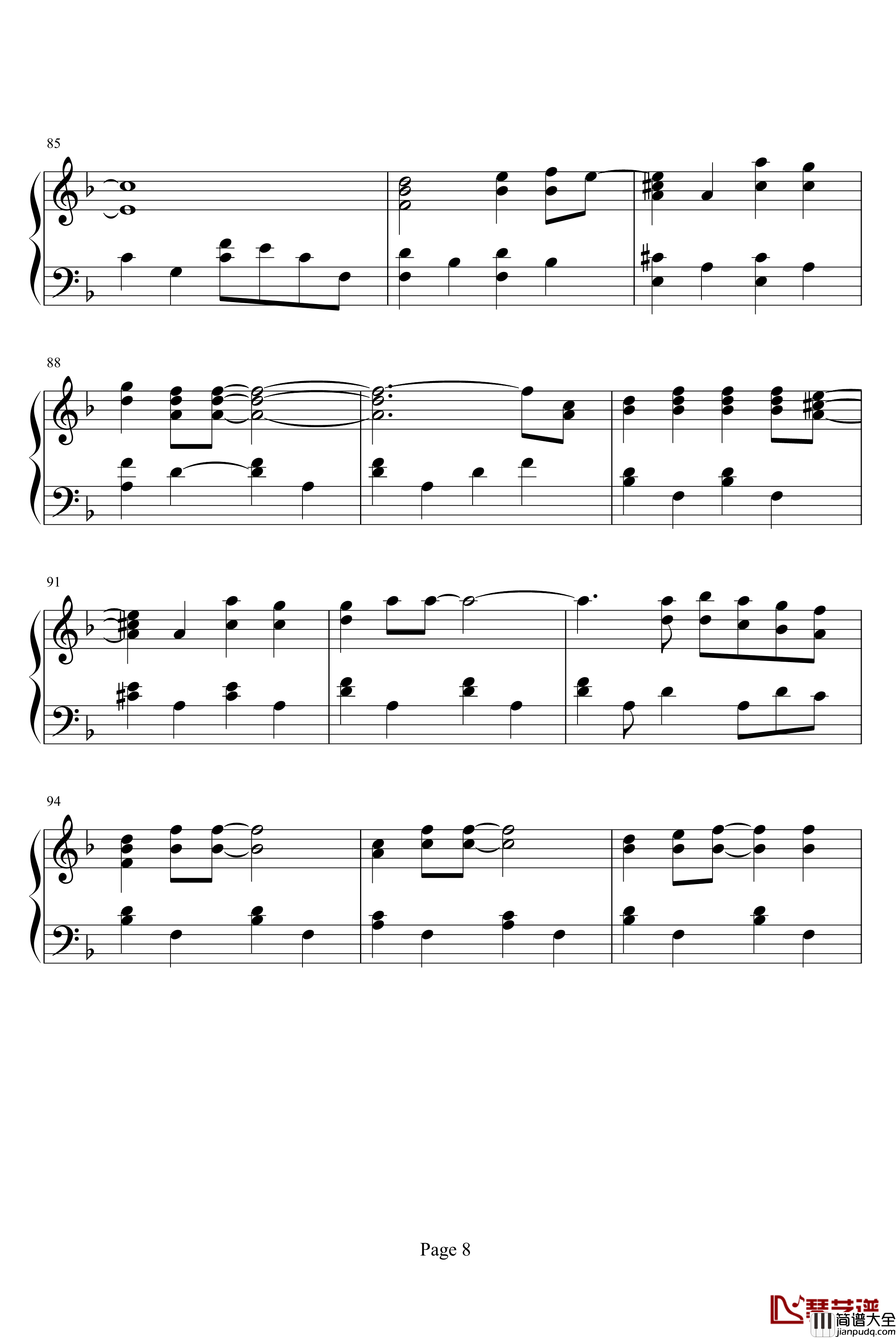 Love_Chronicle钢琴谱_影视