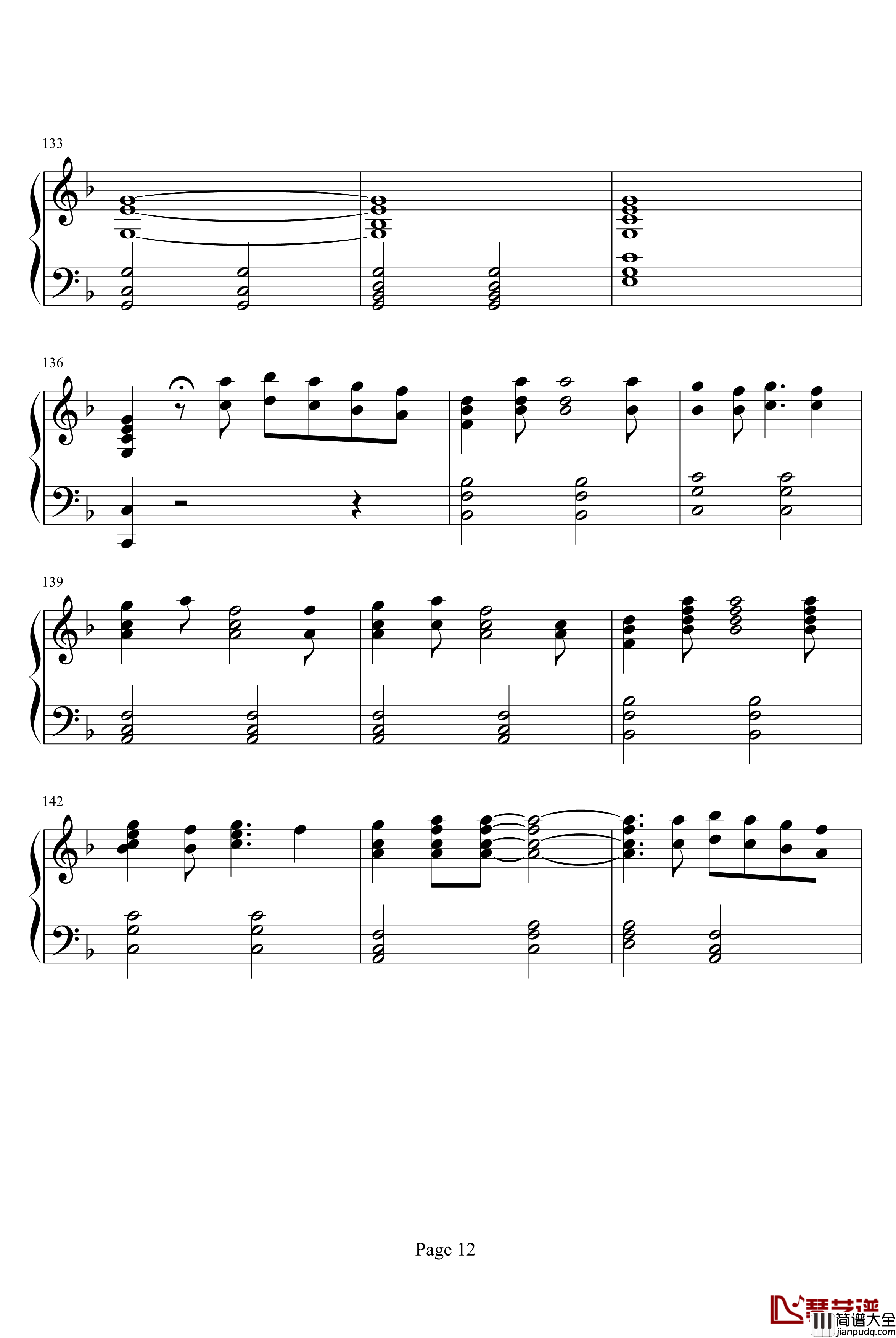 Love_Chronicle钢琴谱_影视