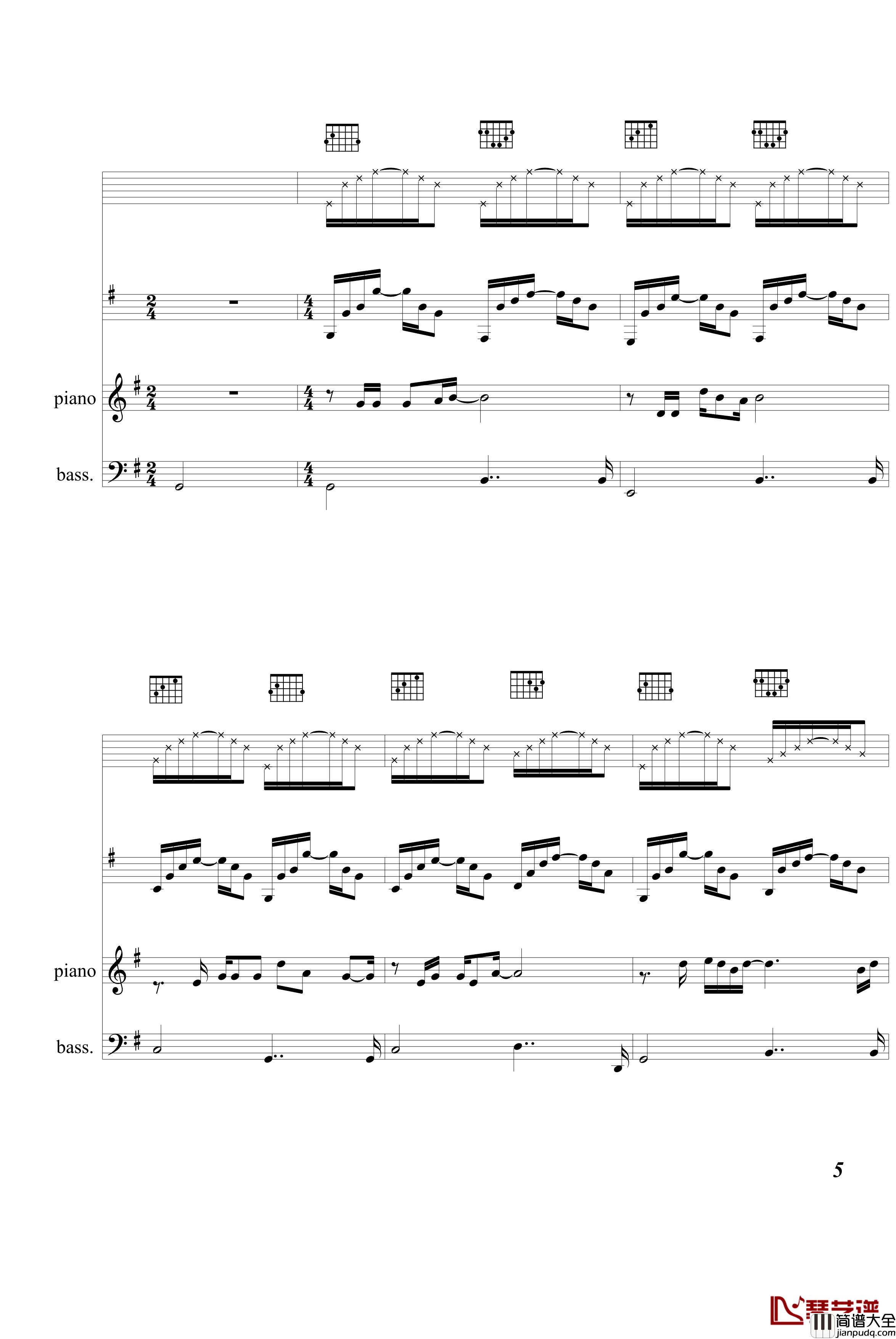 一生何求钢琴谱_陈百强