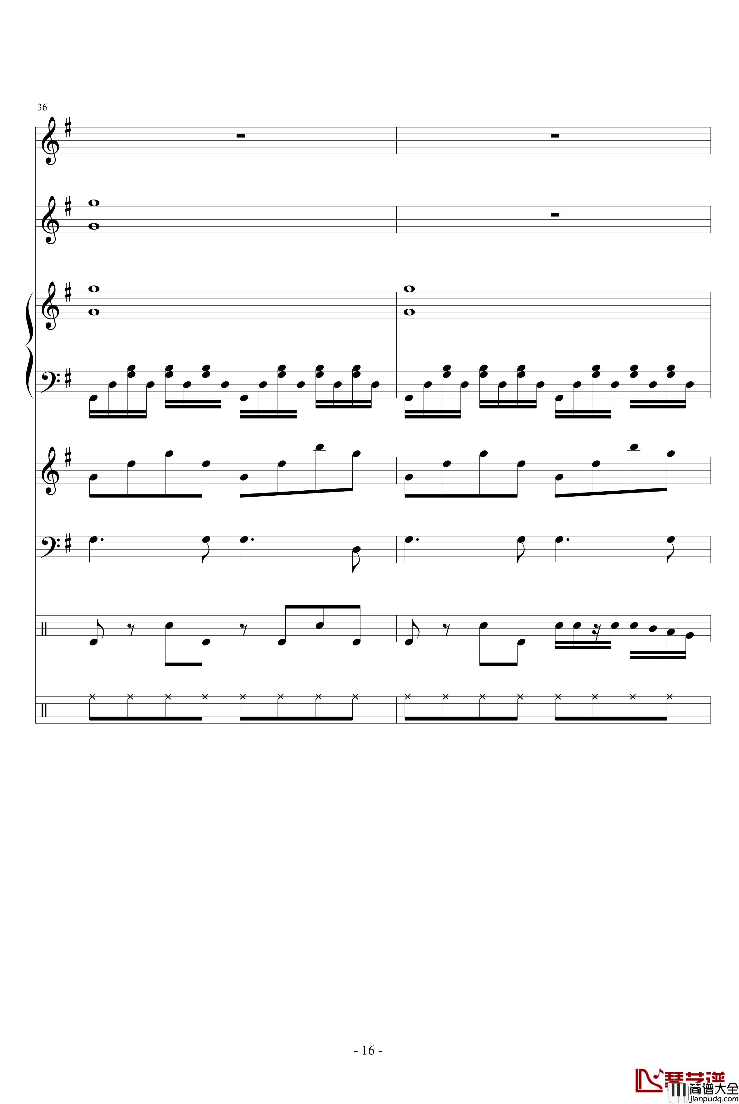 你在我心里钢琴谱_琳琅