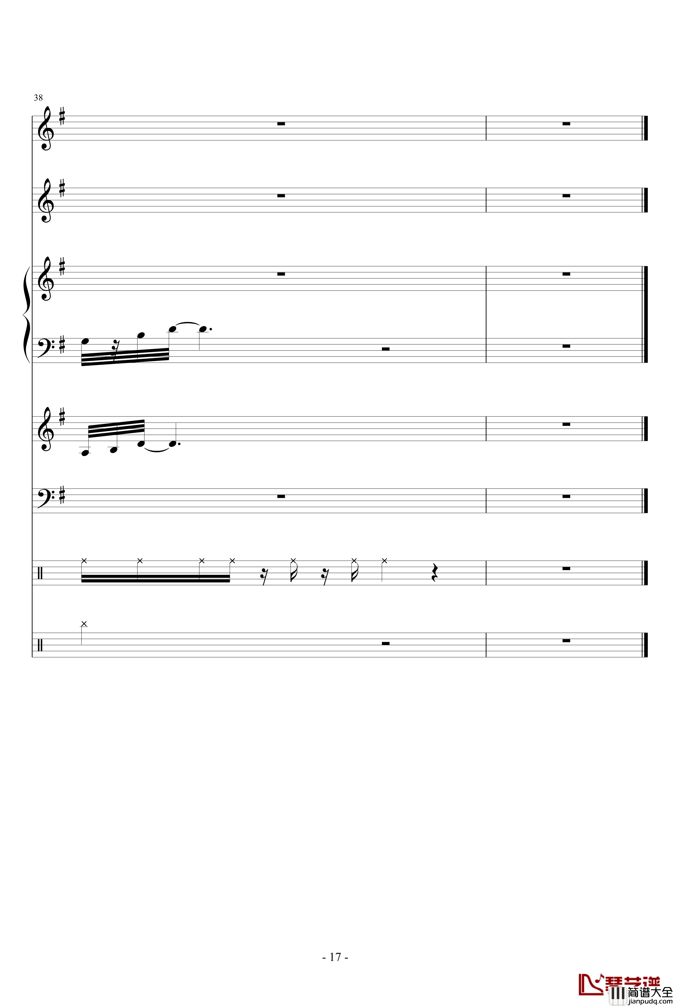 你在我心里钢琴谱_琳琅