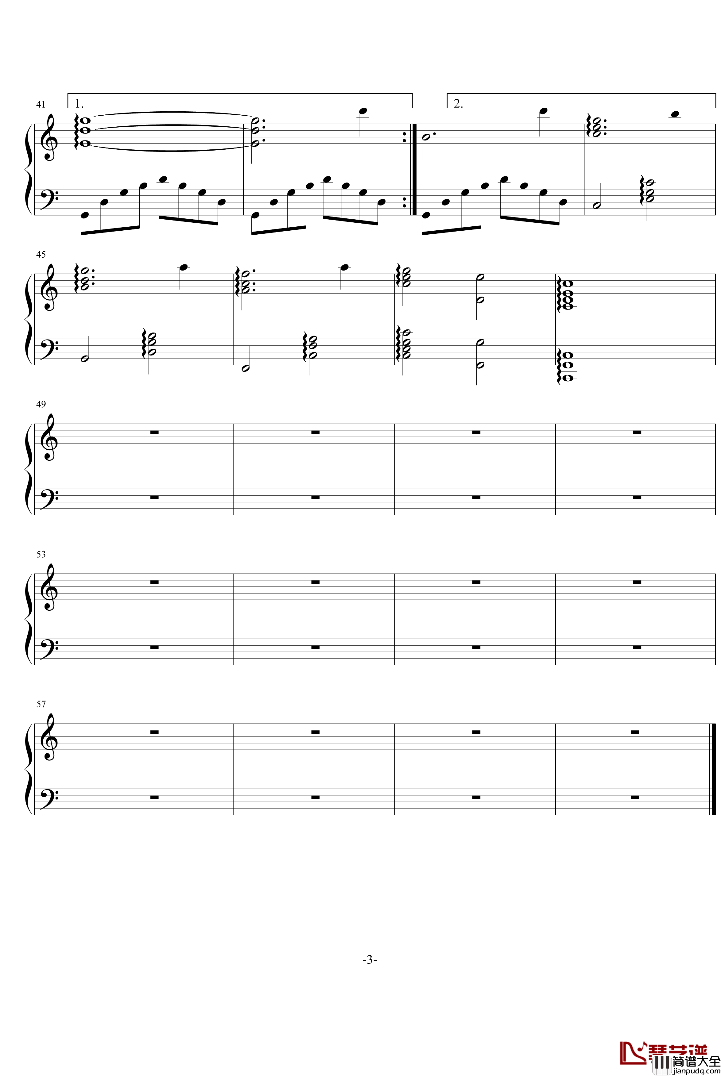 回忆钢琴谱_sabrina_y