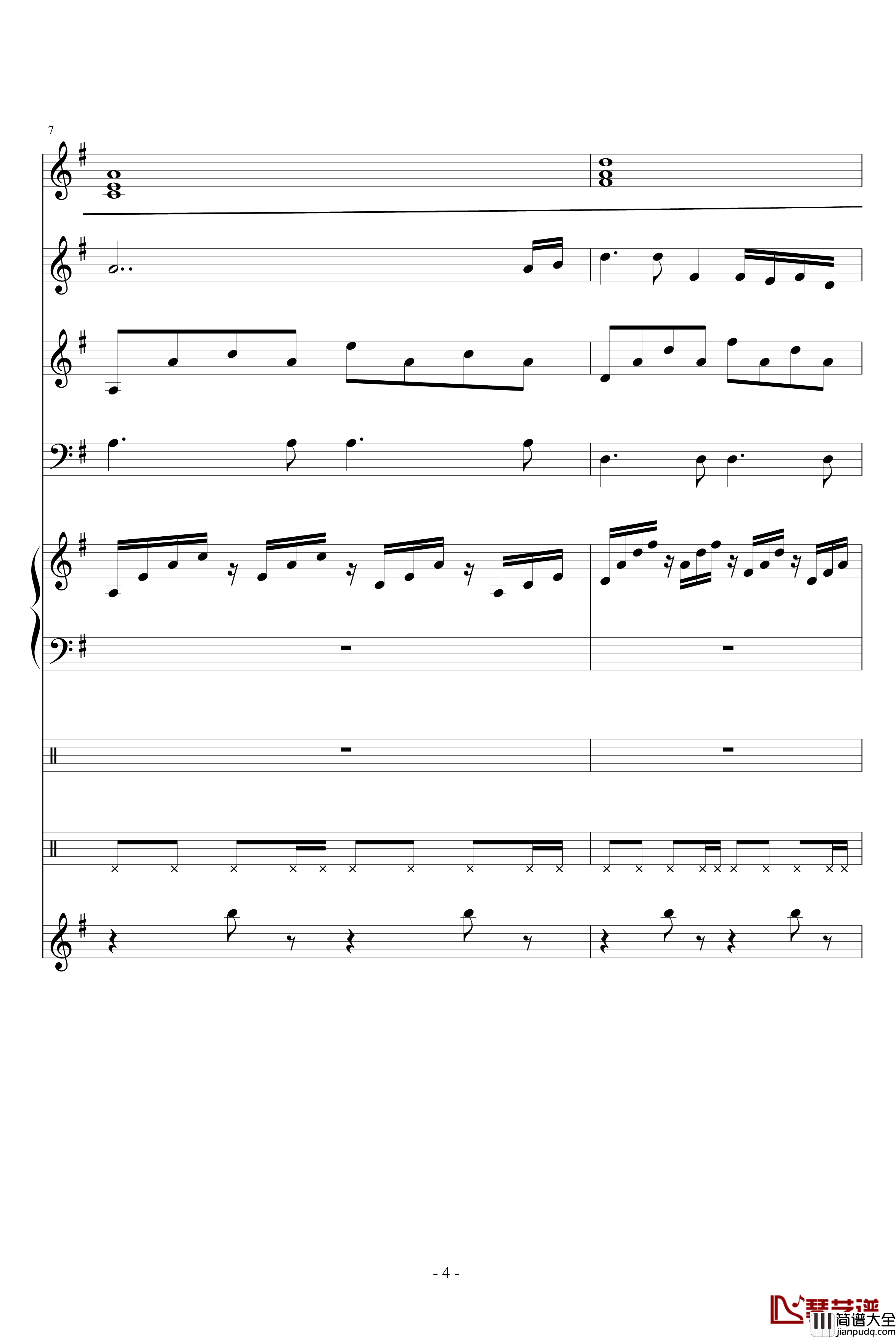 为什么你要离开我钢琴谱_琳琅