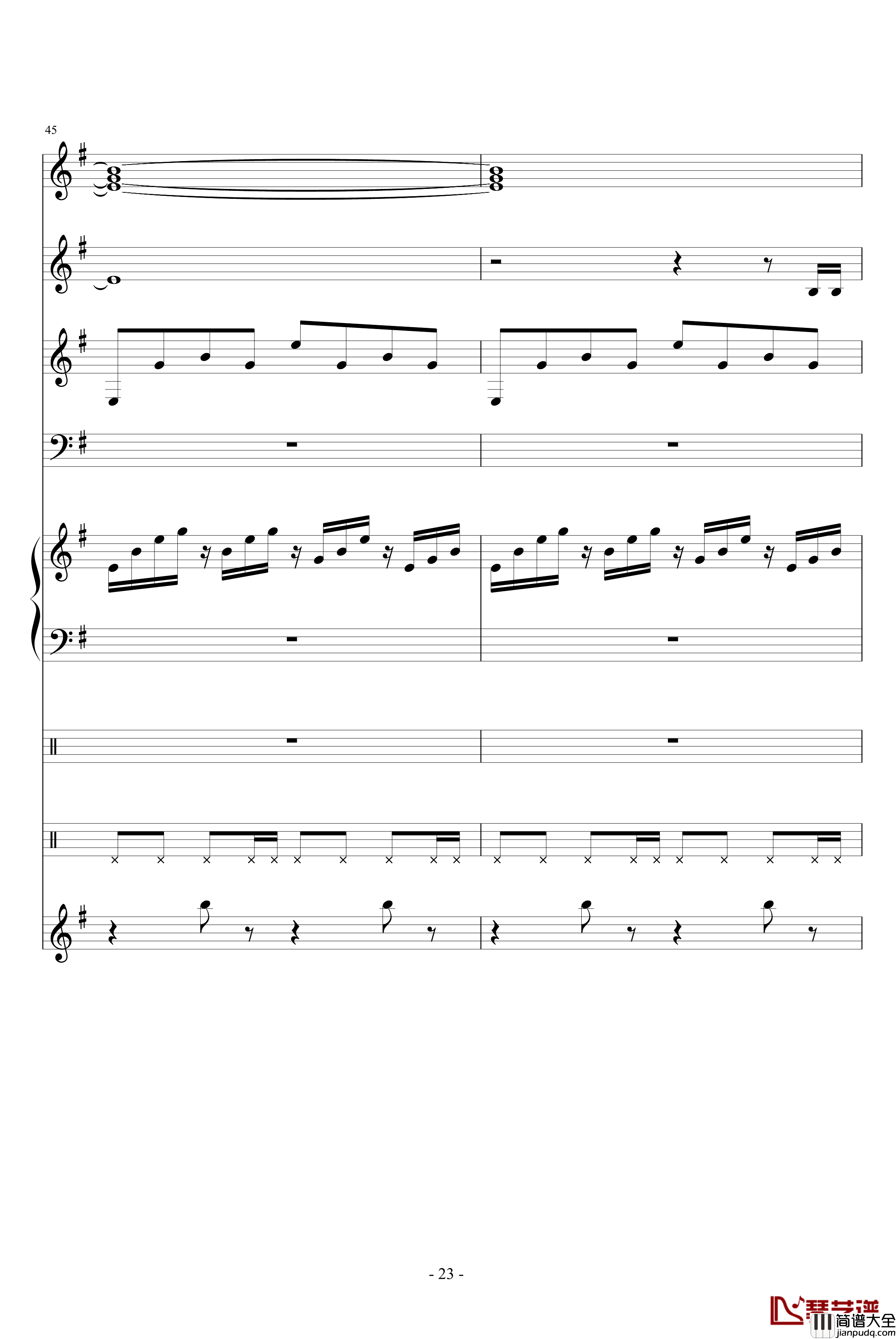 为什么你要离开我钢琴谱_琳琅