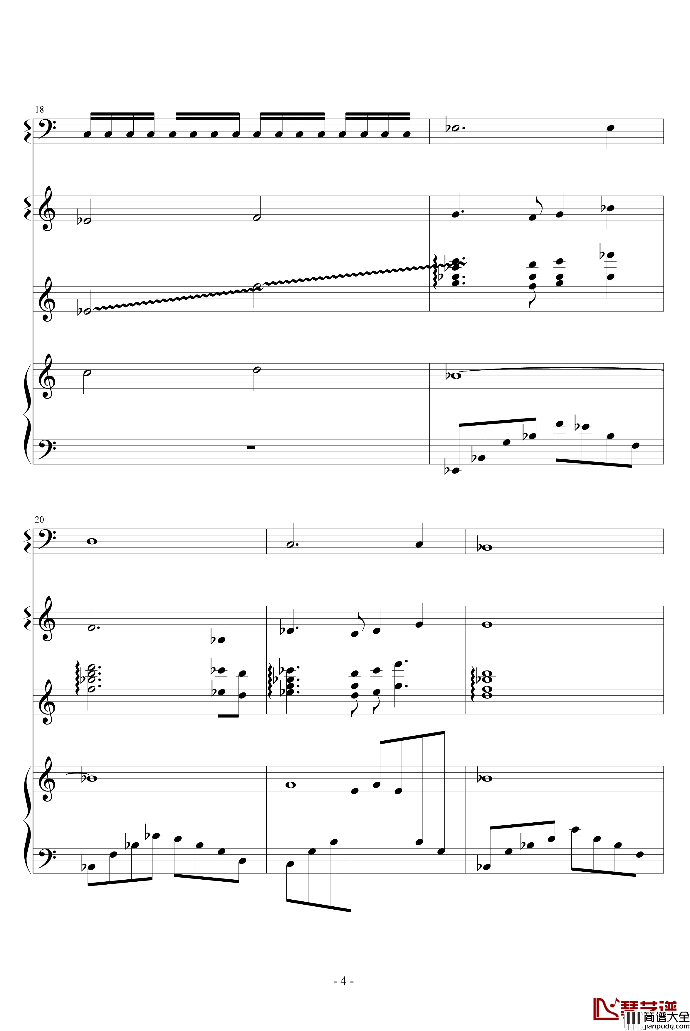 当天空之城成为废墟钢琴谱_游戏