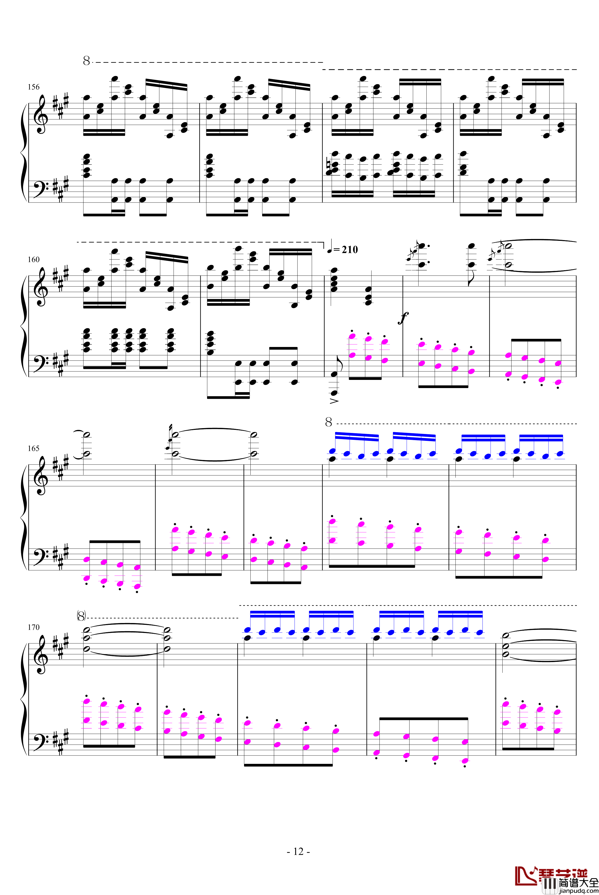 瓦洛多斯土耳其钢琴谱_爵士版_修正_瓦洛多斯