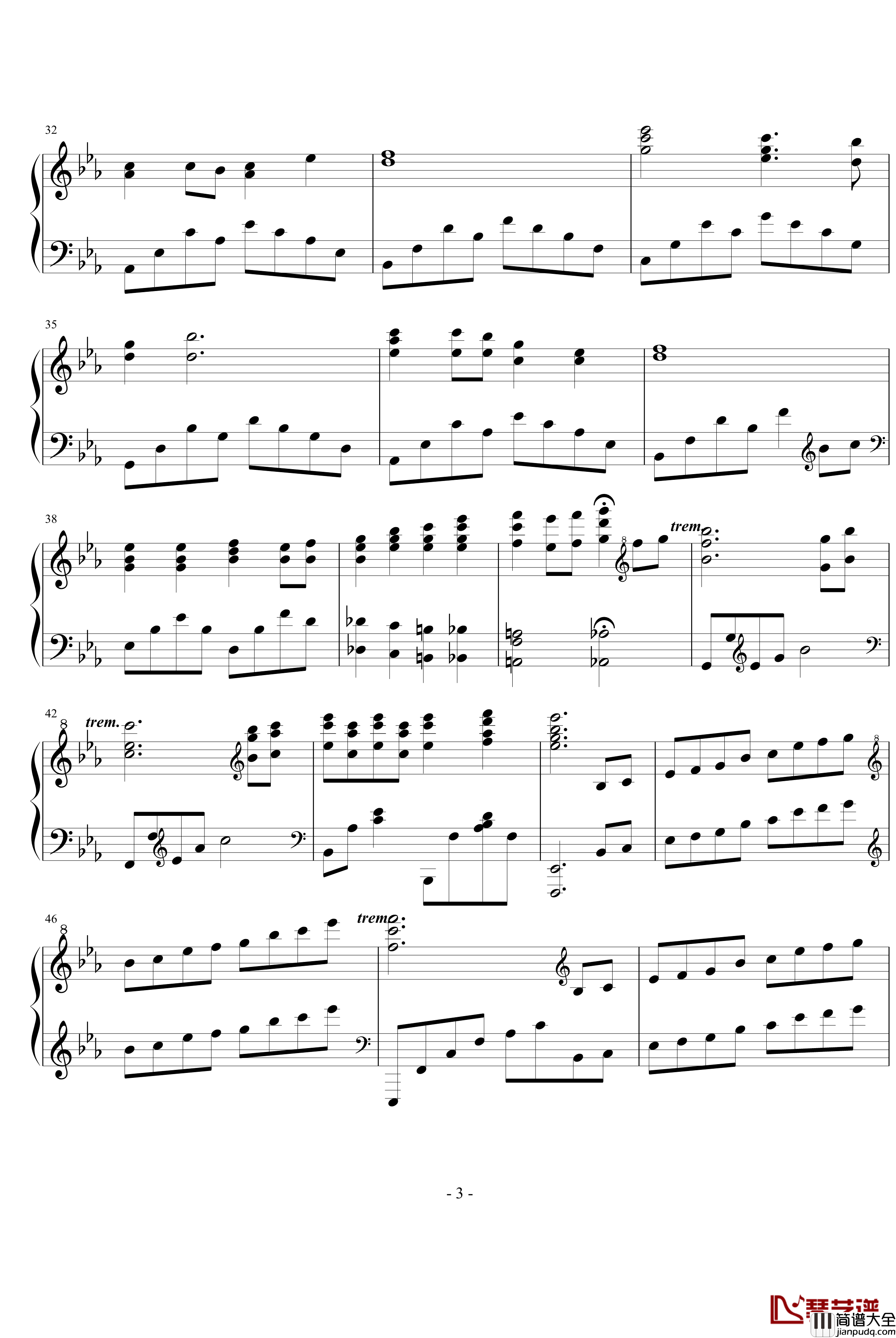 水长流钢琴谱_每一天