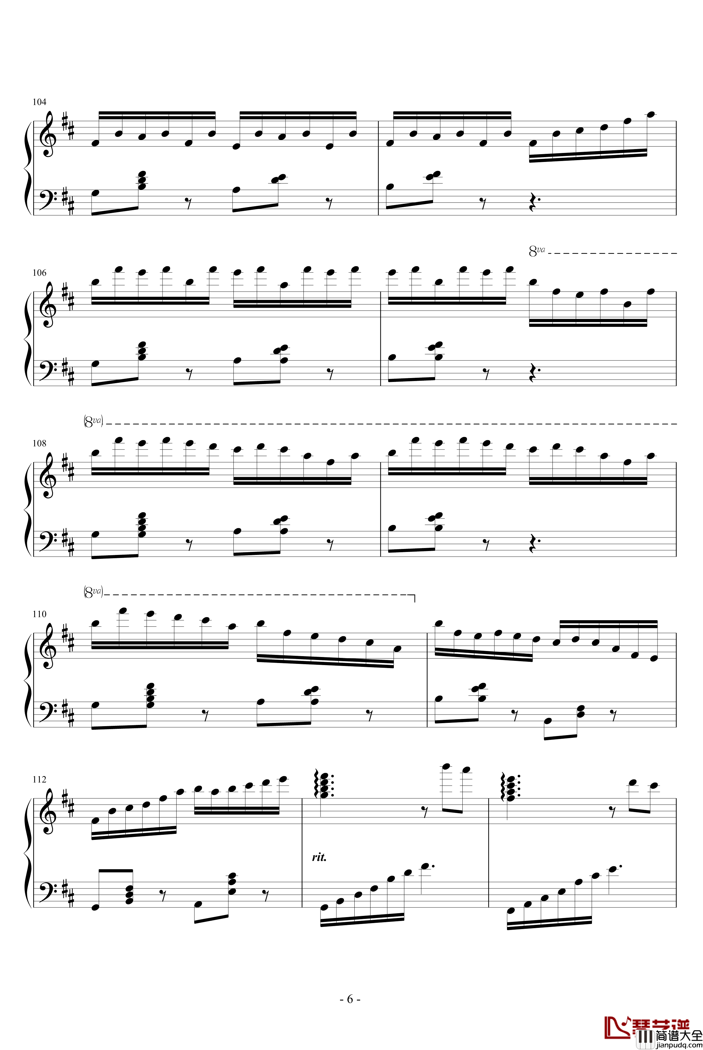 星之舞曲夜空的仰望钢琴谱_Ku.Klux.Klan