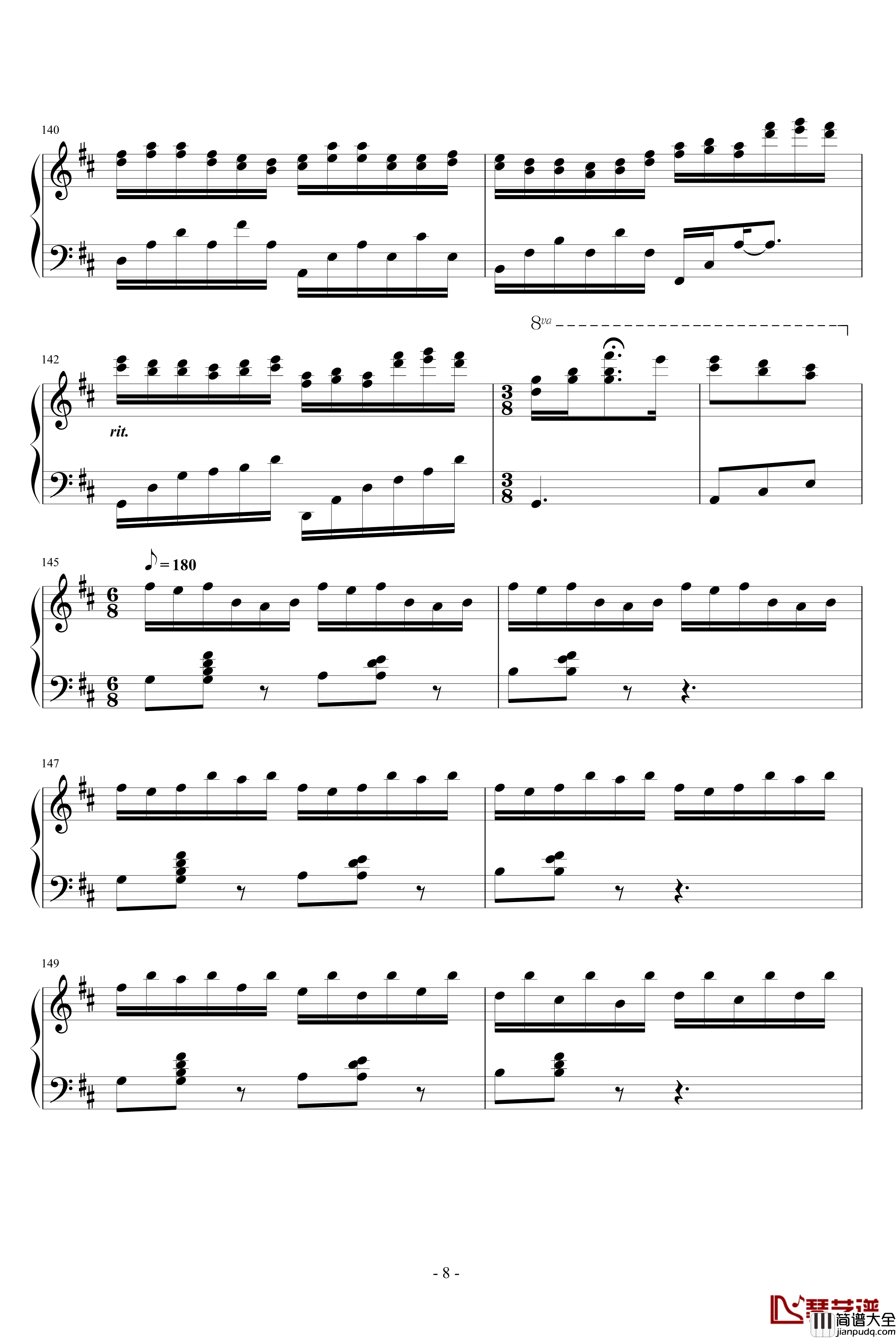 星之舞曲夜空的仰望钢琴谱_Ku.Klux.Klan