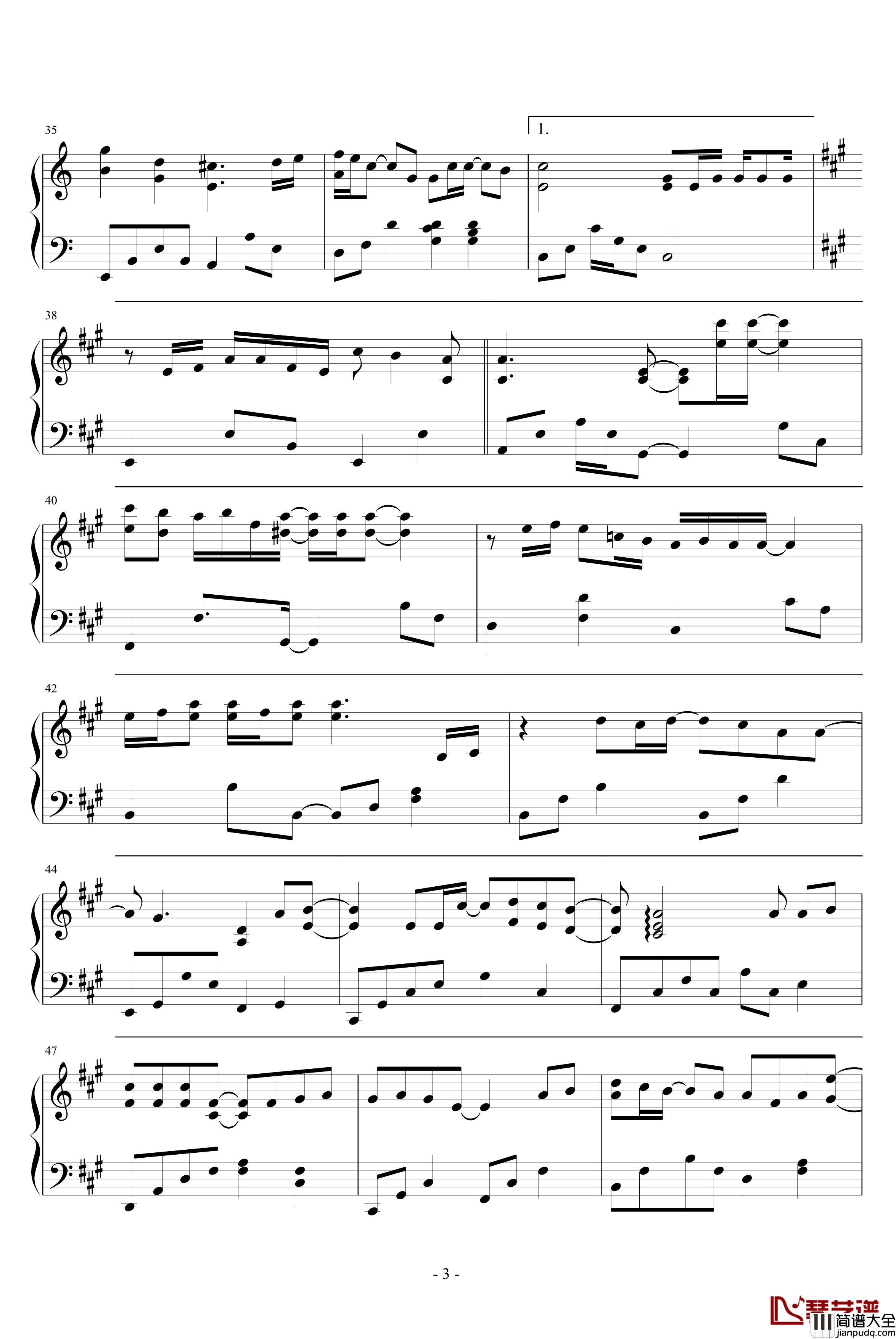 记得爱钢琴谱_李玖哲