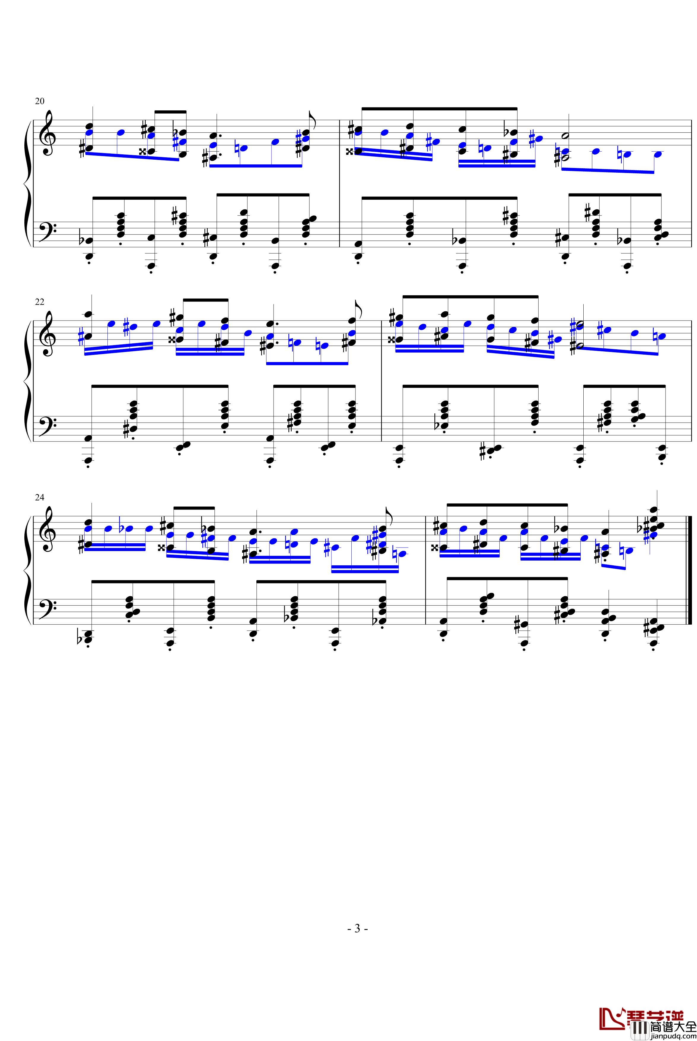 傻子乱舞钢琴谱_癫痫版_清代皇帝