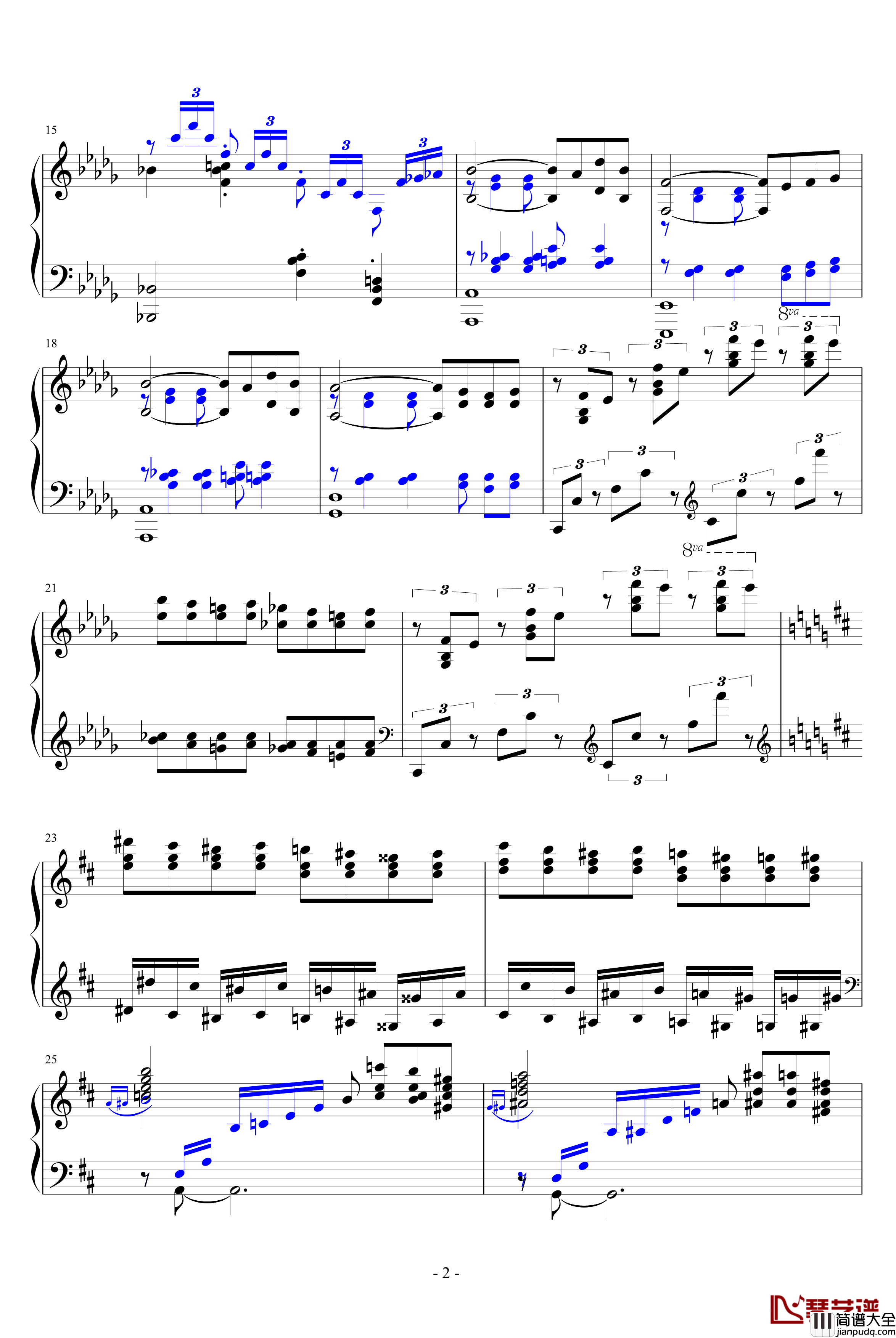 缄默钢琴谱_ansaiy