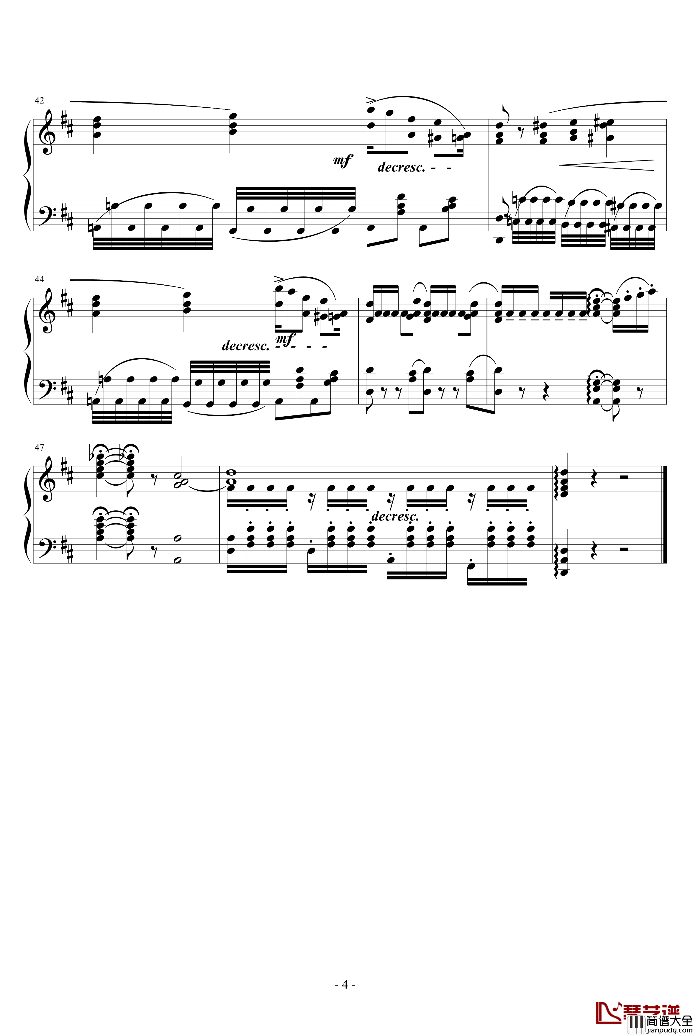 弄臣钢琴谱_原版_威尔第