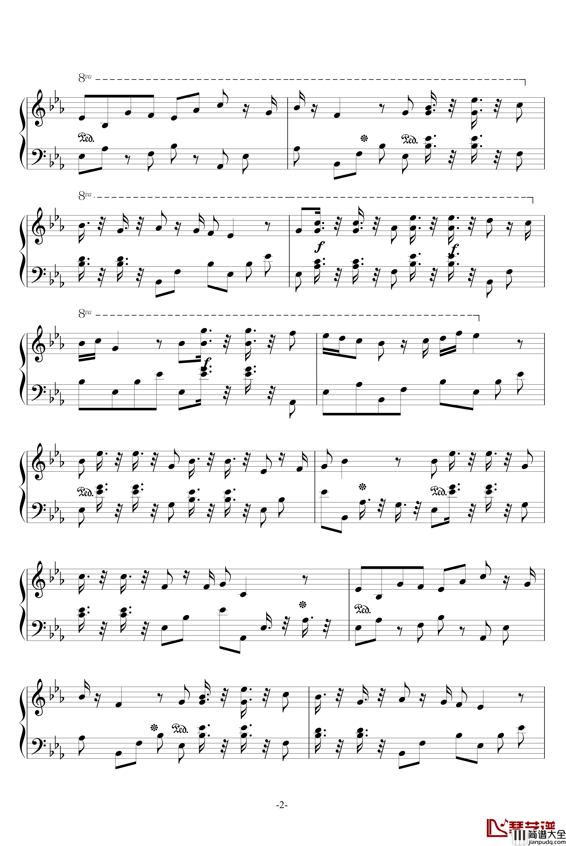 青年友谊圆舞曲钢琴谱_中国名曲