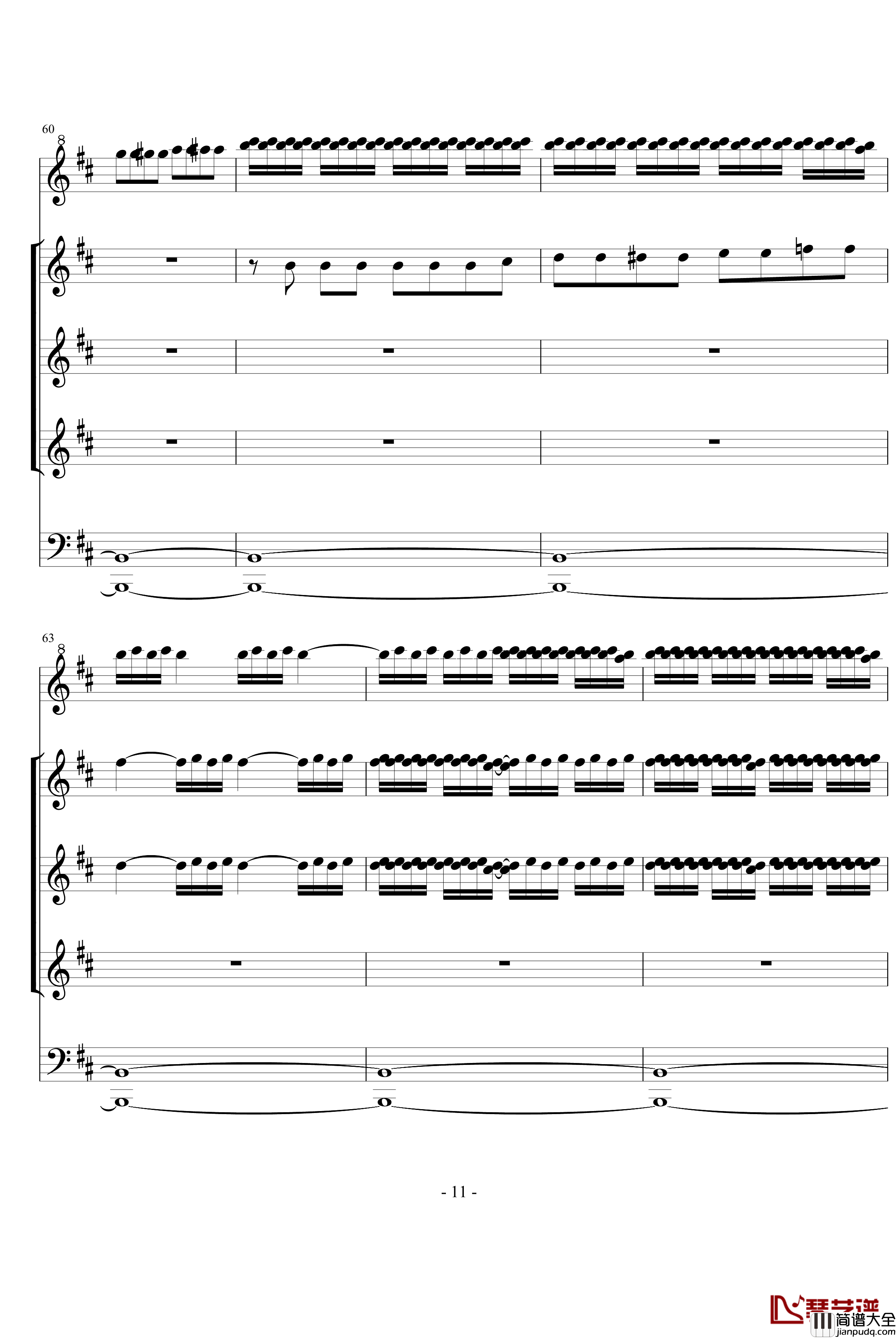 四季·春钢琴谱_第一乐章_维瓦尔第