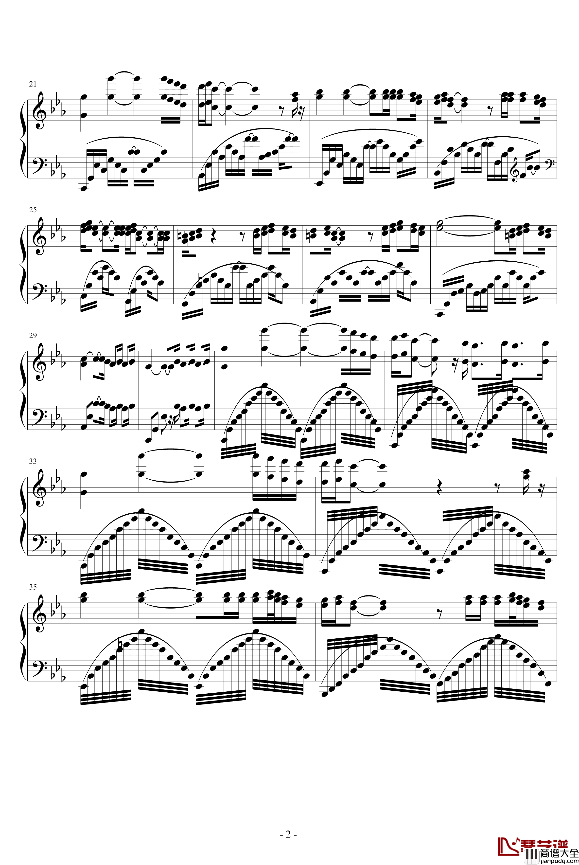 海神号的传说钢琴谱_Poseidon's_Tale_马克西姆_Maksim·Mrvica