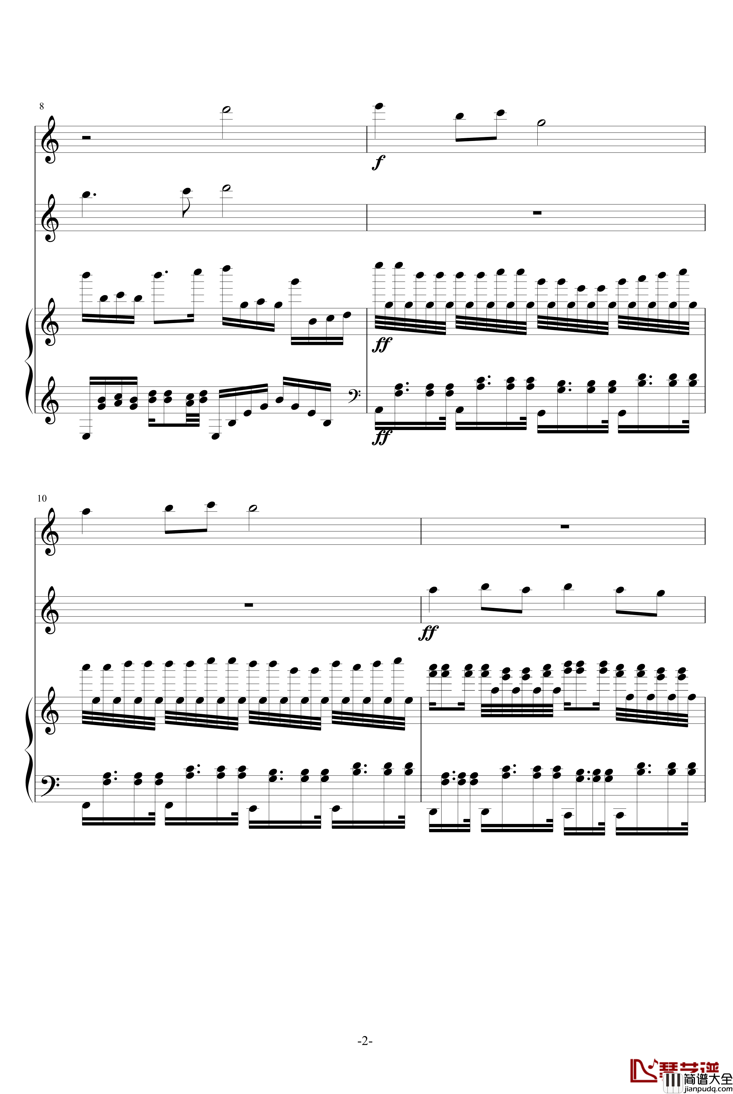 星之小舞曲钢琴谱_升c小调