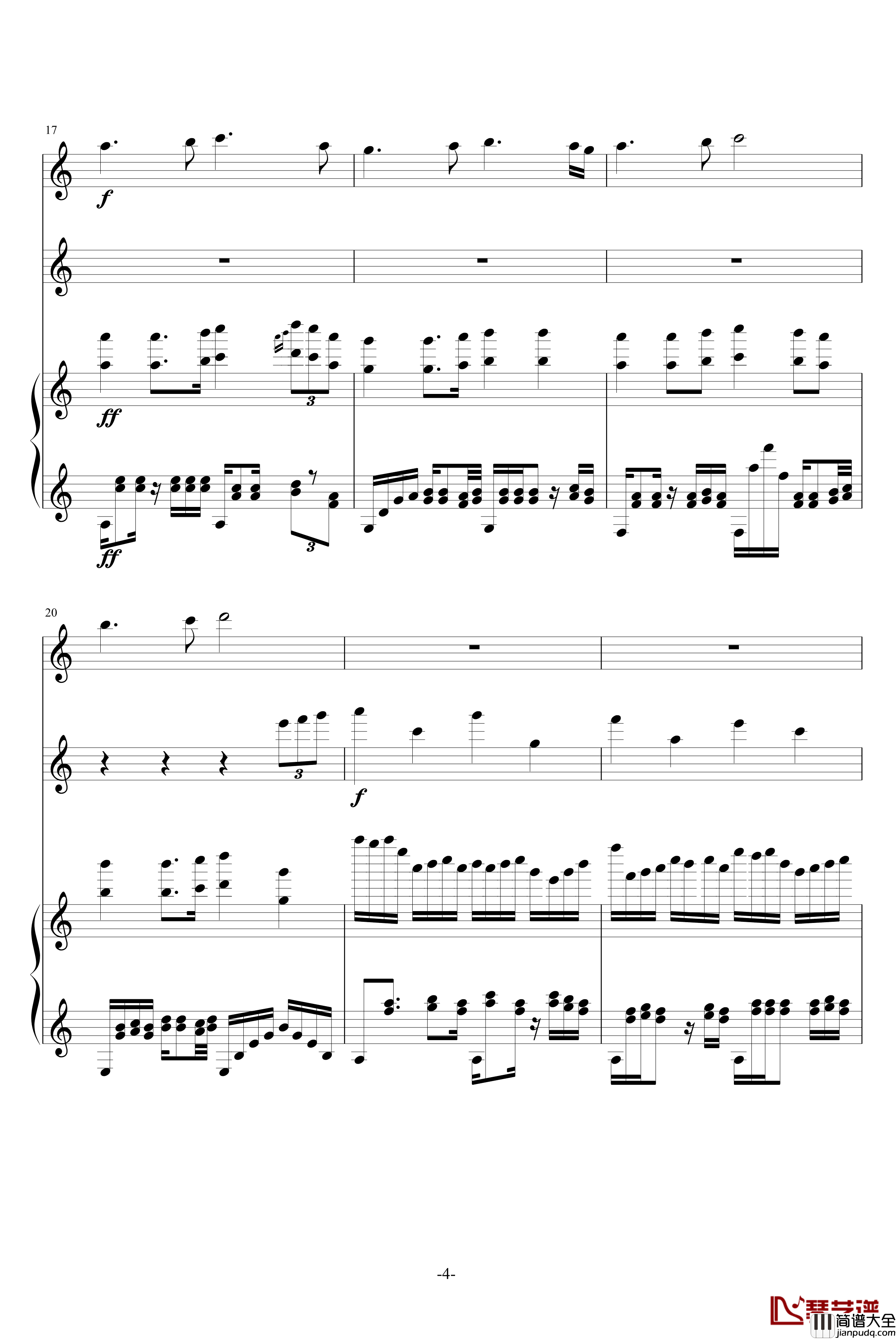 星之小舞曲钢琴谱_升c小调