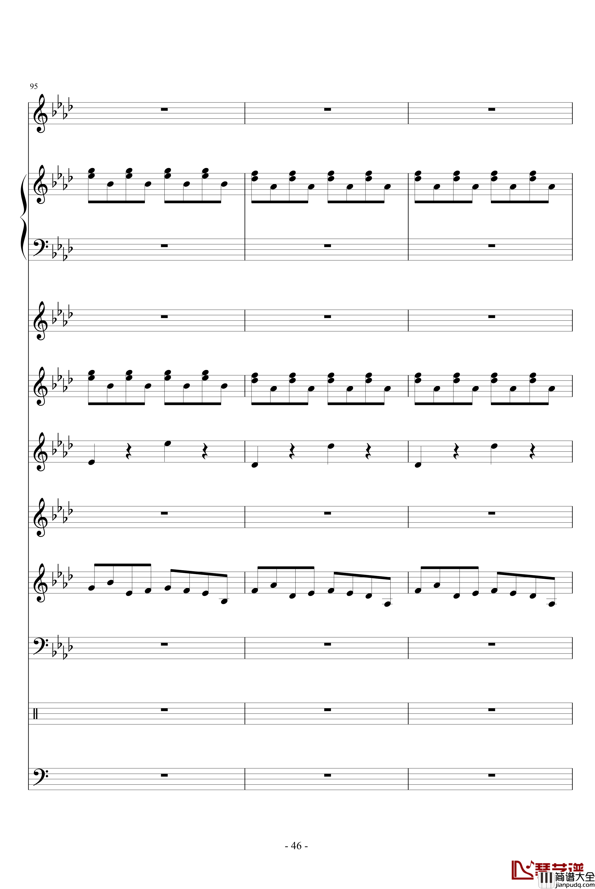 地狱士钢琴谱_血腥残阳