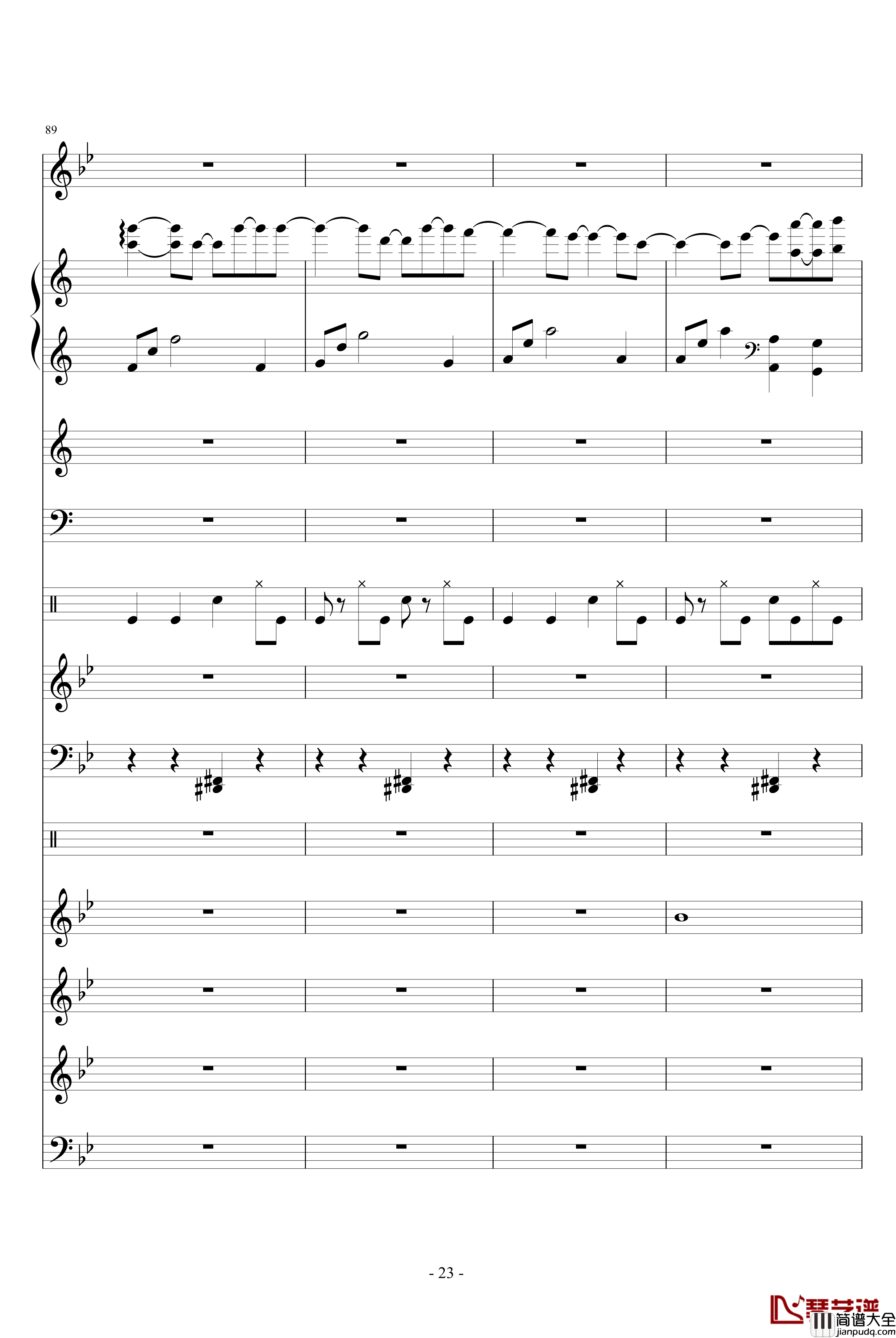 呼吸钢琴谱_你走以后_吴越