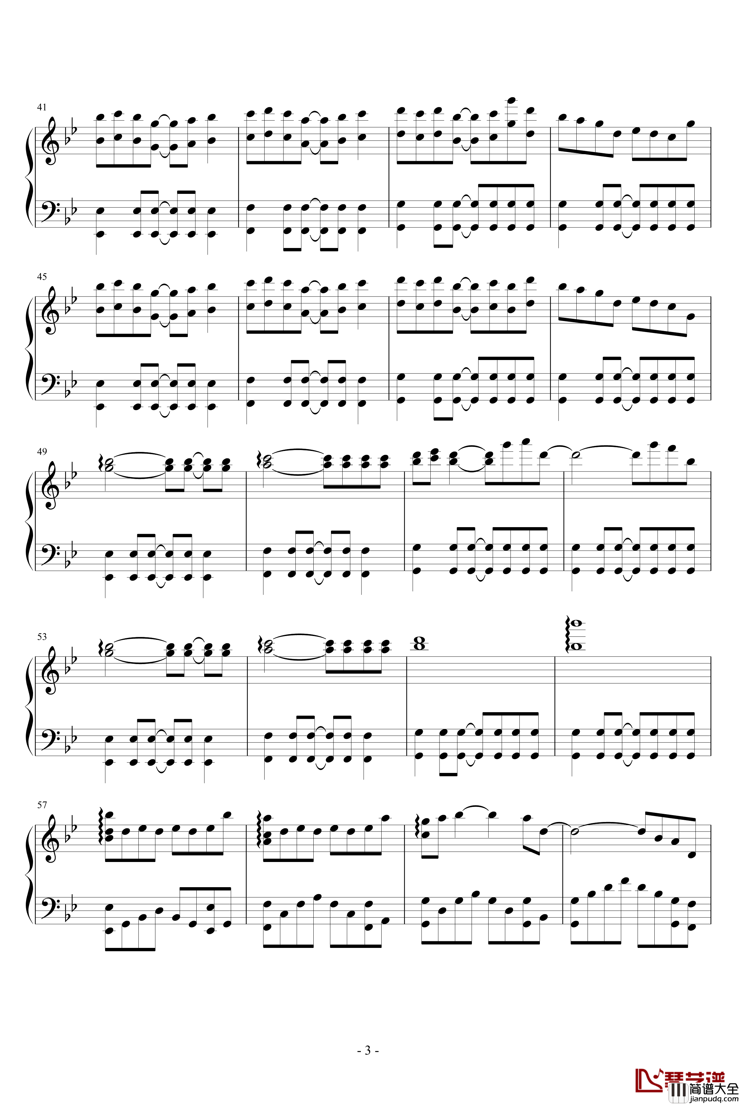 你走以后钢琴谱__呼吸_纯钢琴版_吴越