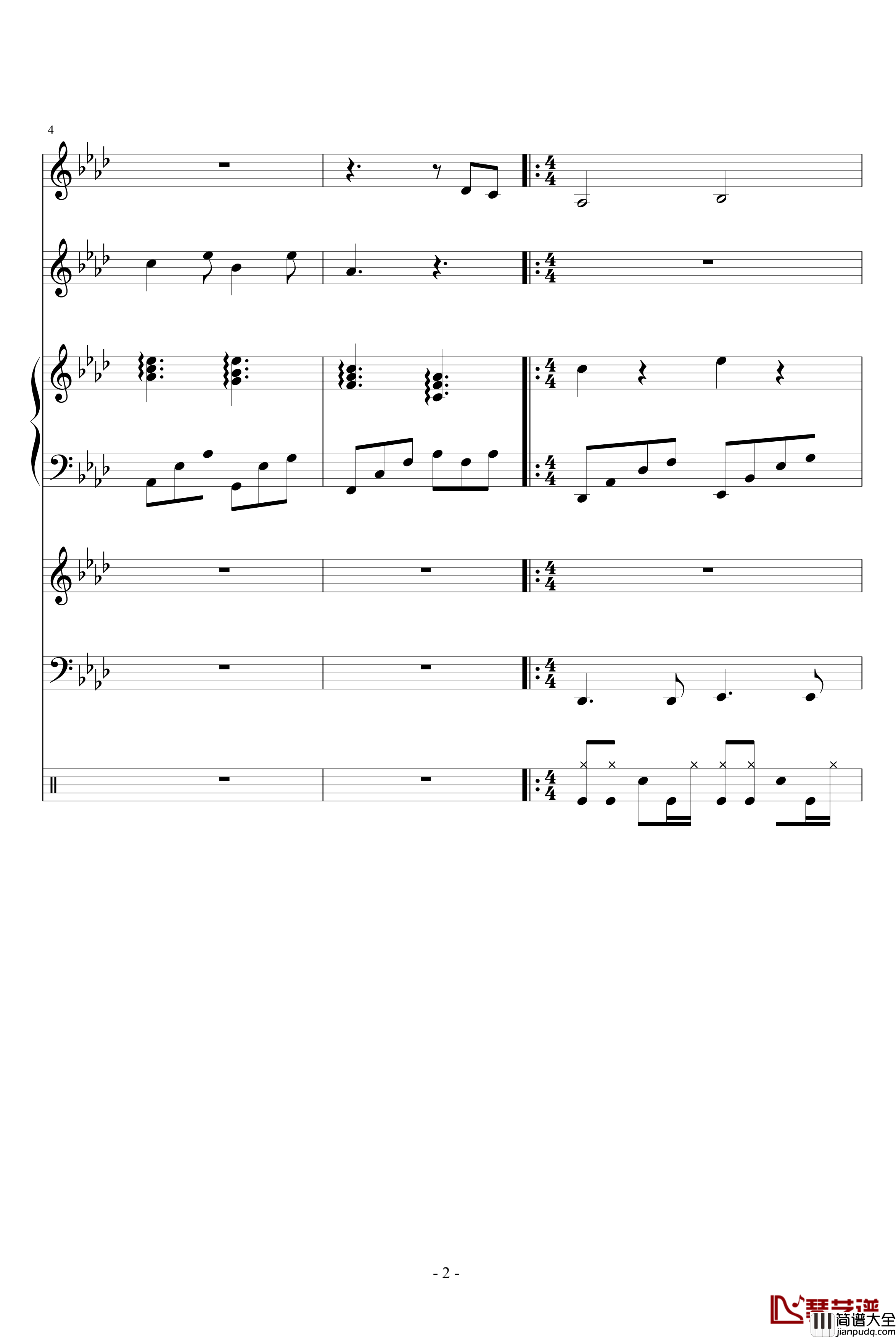 跨世时空的箫钢琴谱_主题_血腥残阳