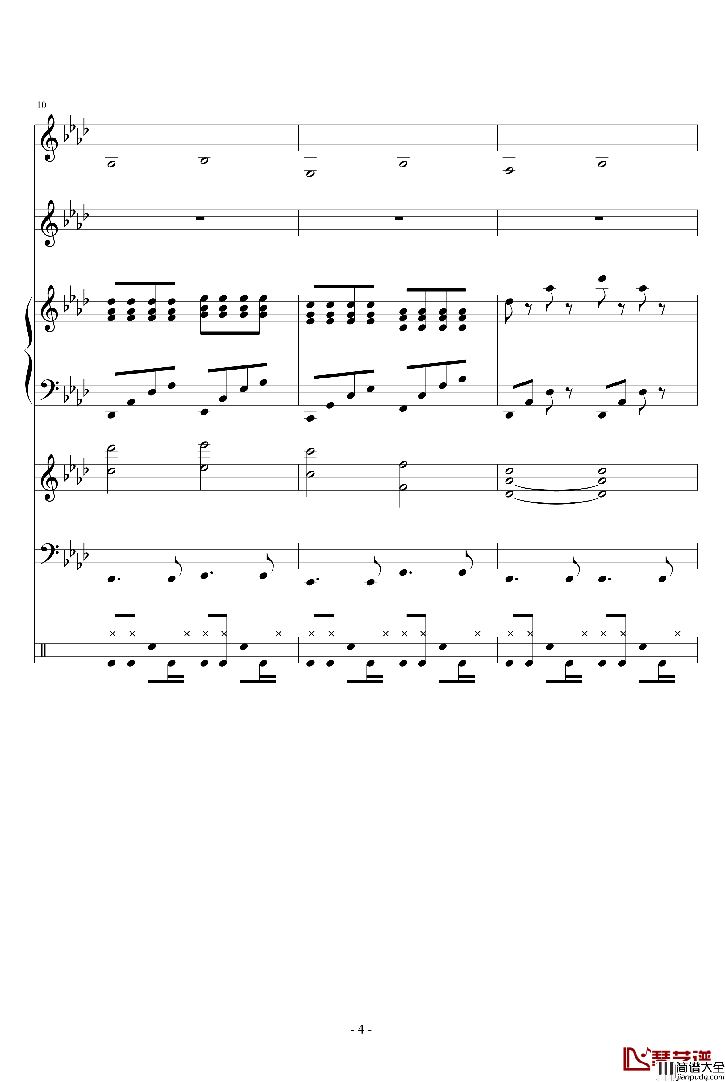 跨世时空的箫钢琴谱_主题_血腥残阳