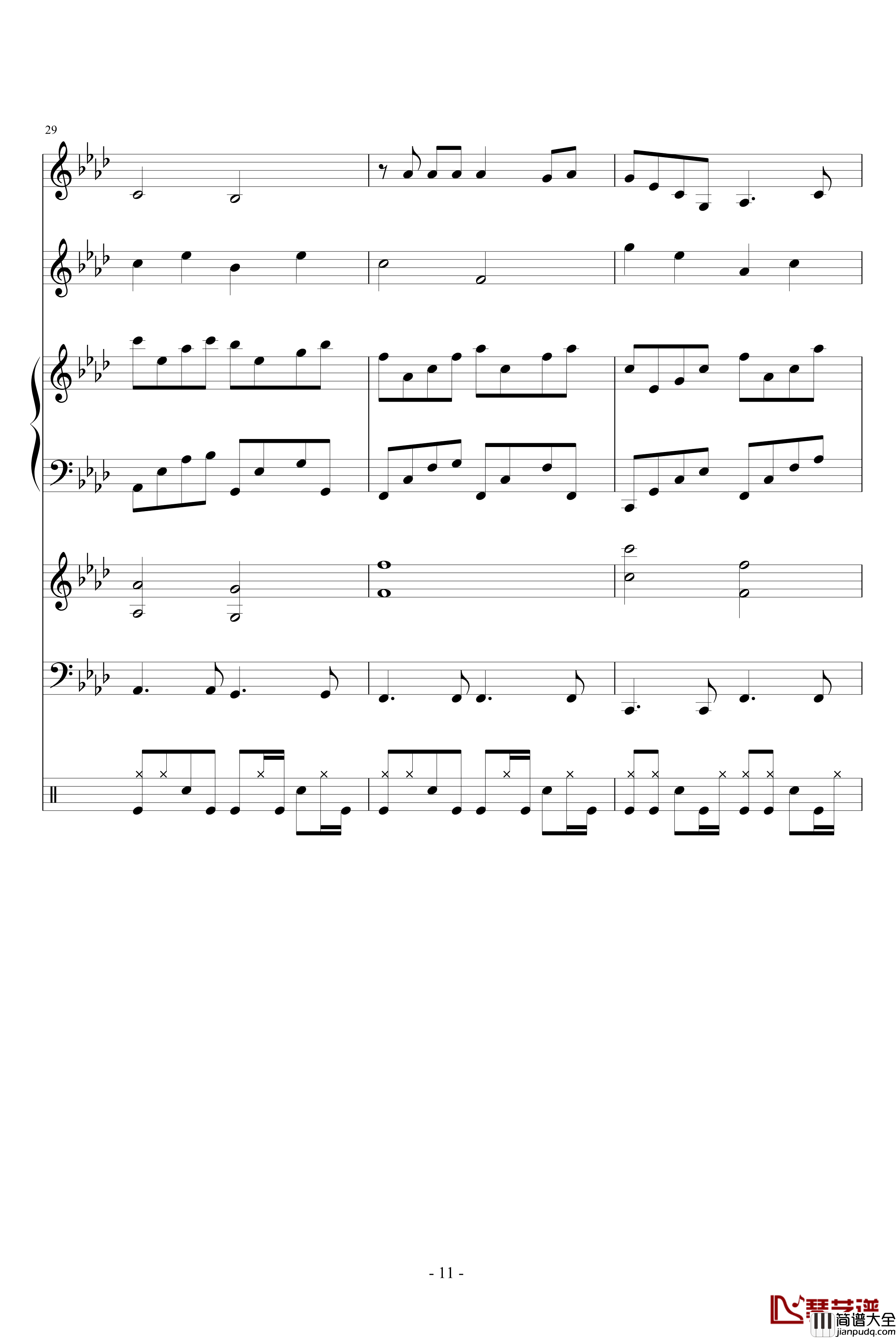 跨世时空的箫钢琴谱_主题_血腥残阳