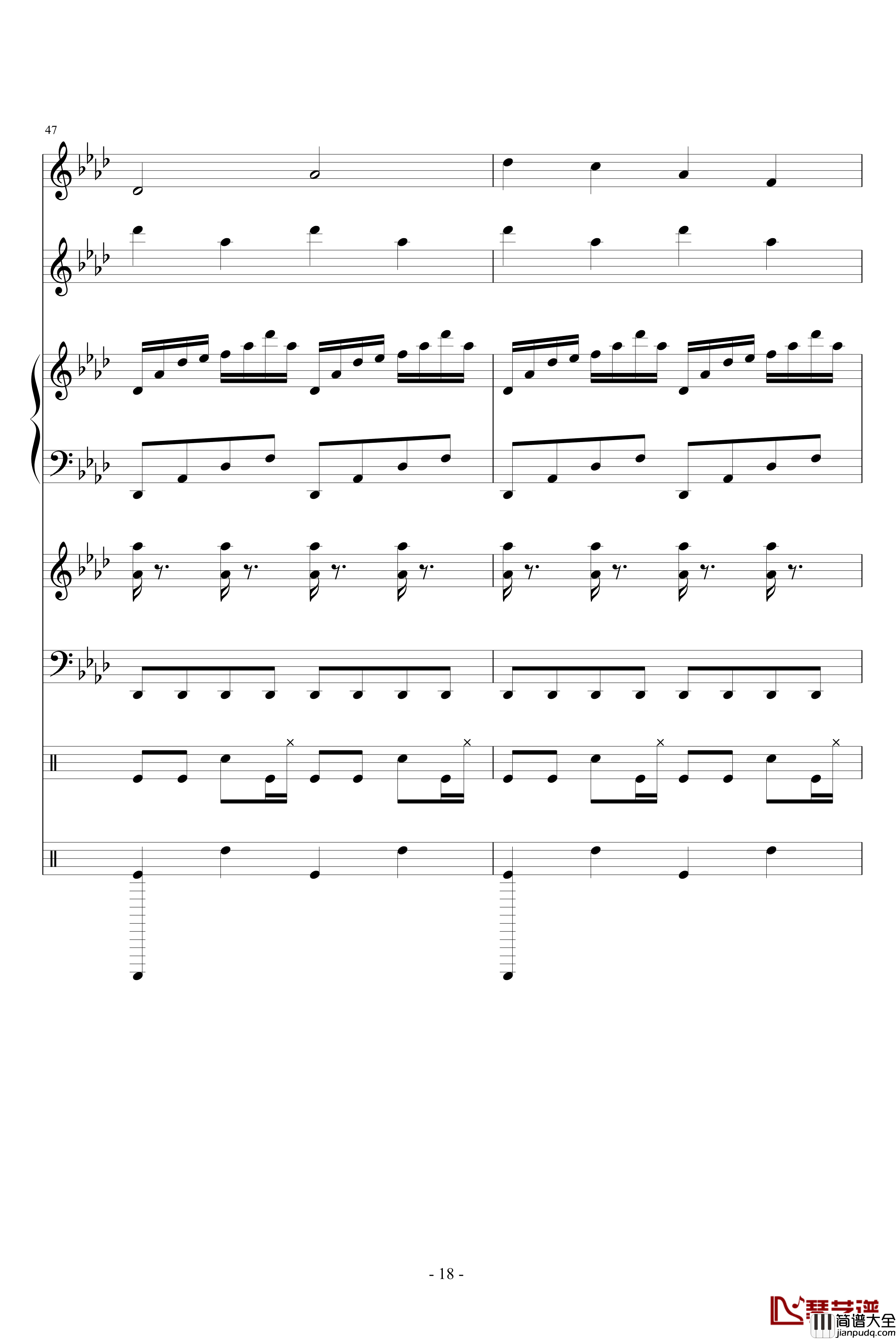 跨世时空的箫钢琴谱_主题_血腥残阳