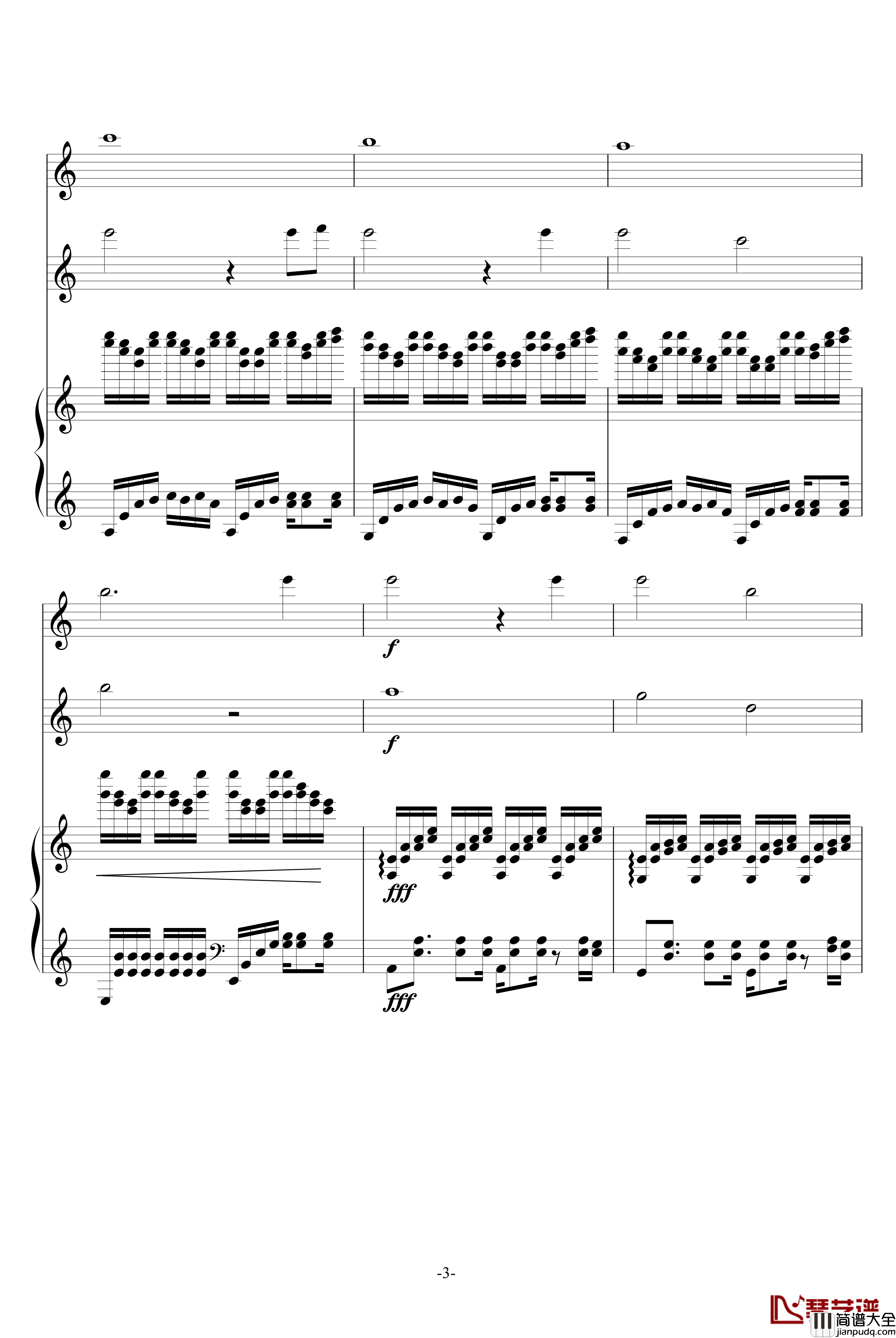 风之小舞曲钢琴谱_升c小调