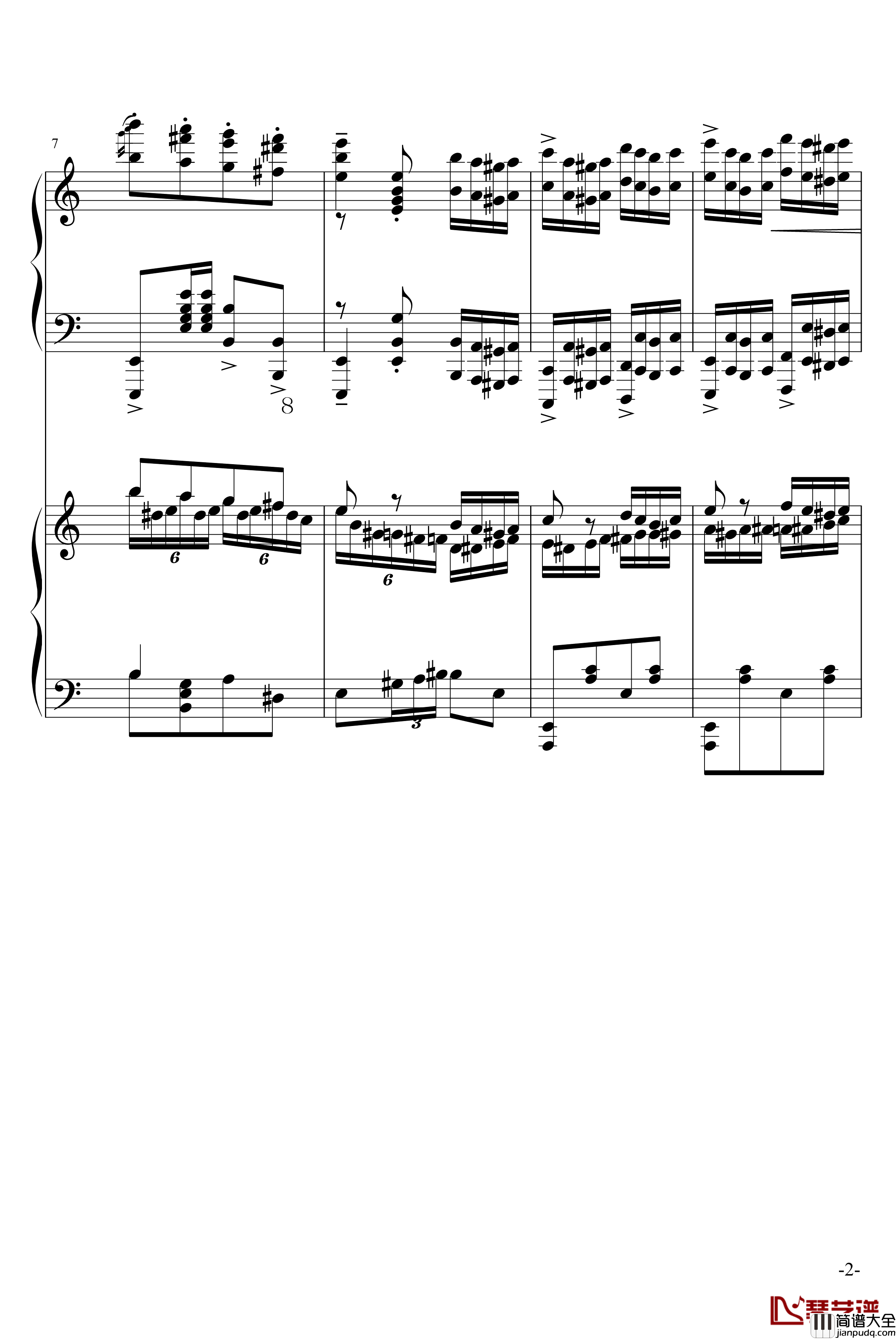 斗琴就找土耳其真实惠钢琴谱_修改_莫扎特