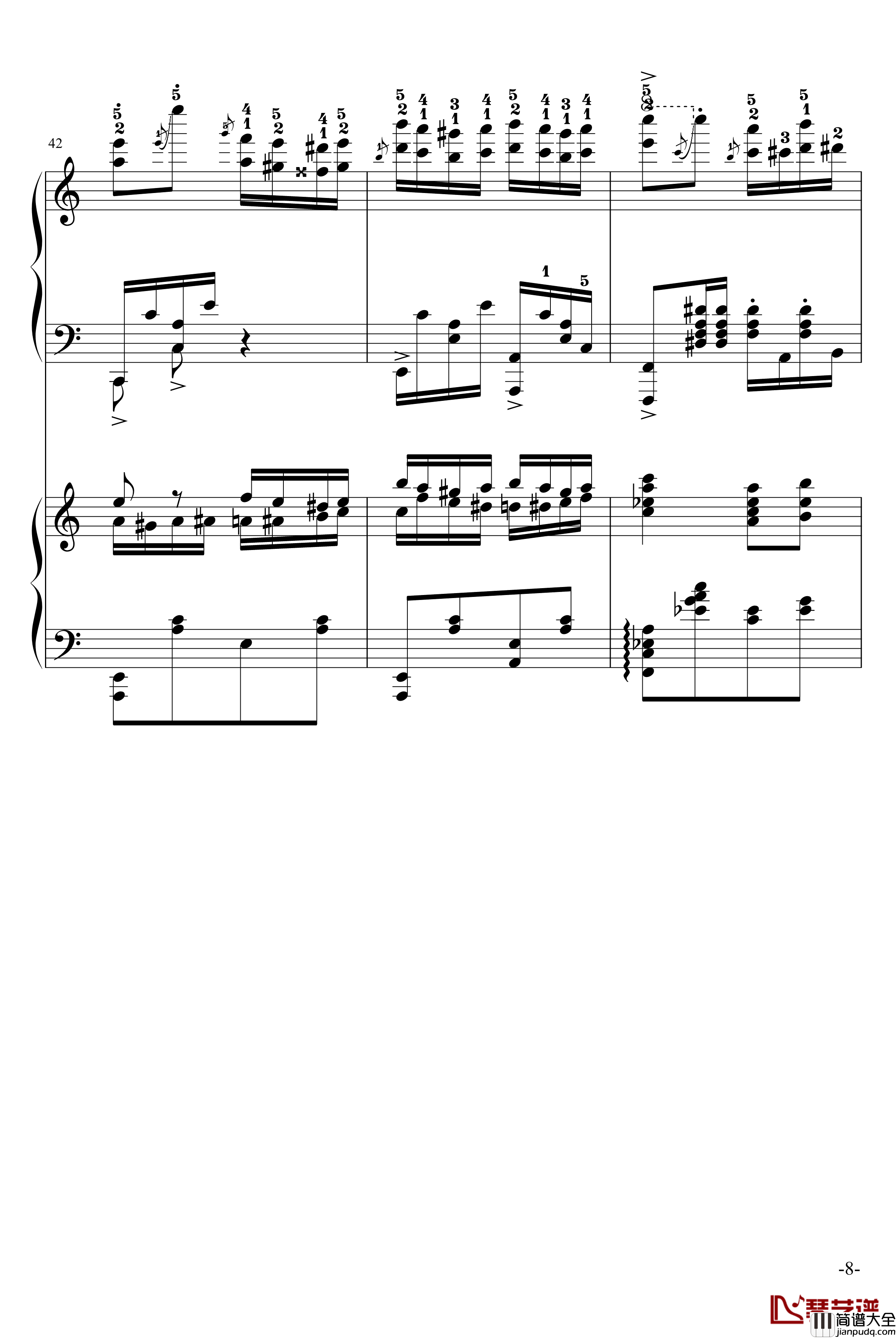 斗琴就找土耳其真实惠钢琴谱_修改_莫扎特