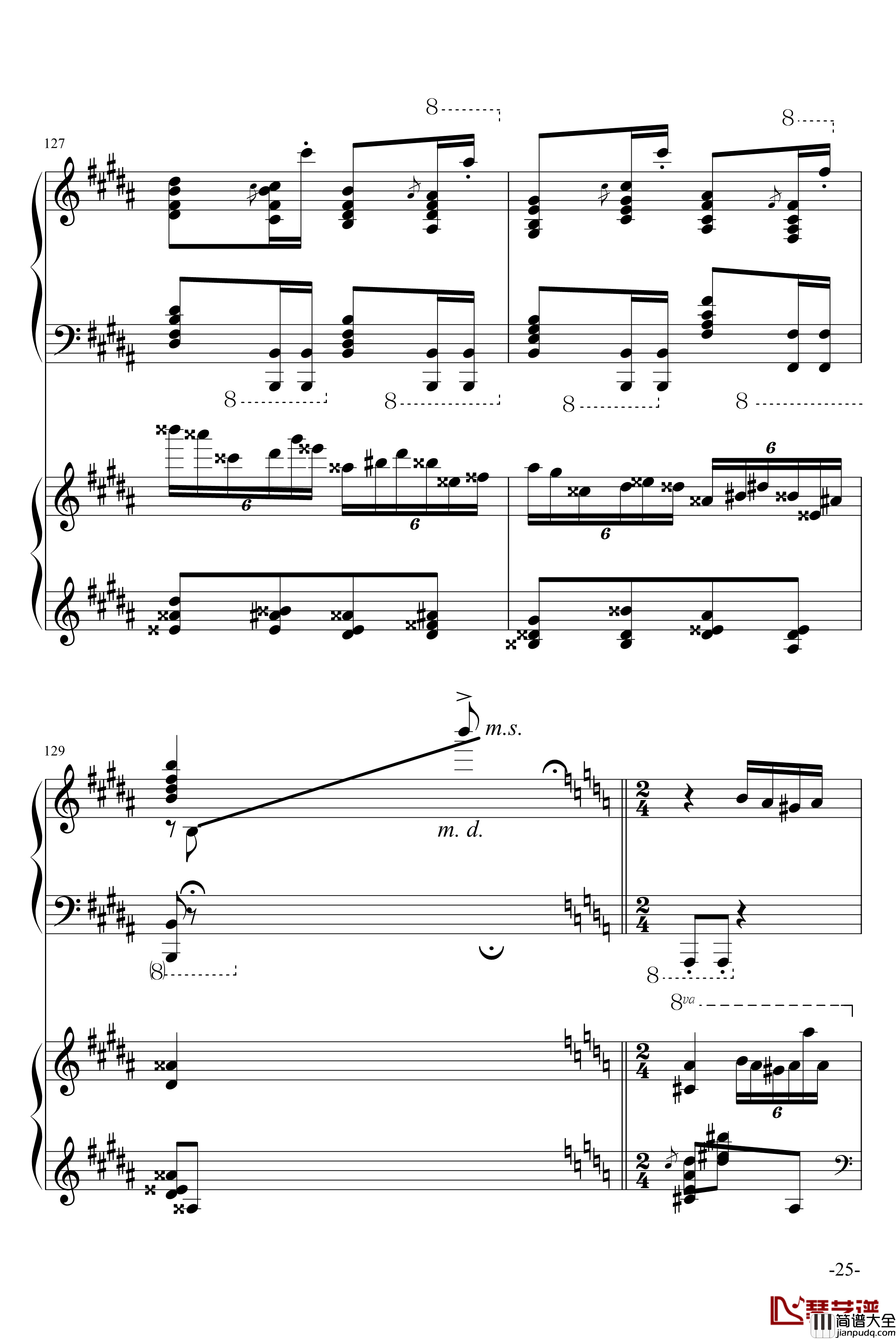 斗琴就找土耳其真实惠钢琴谱_修改_莫扎特