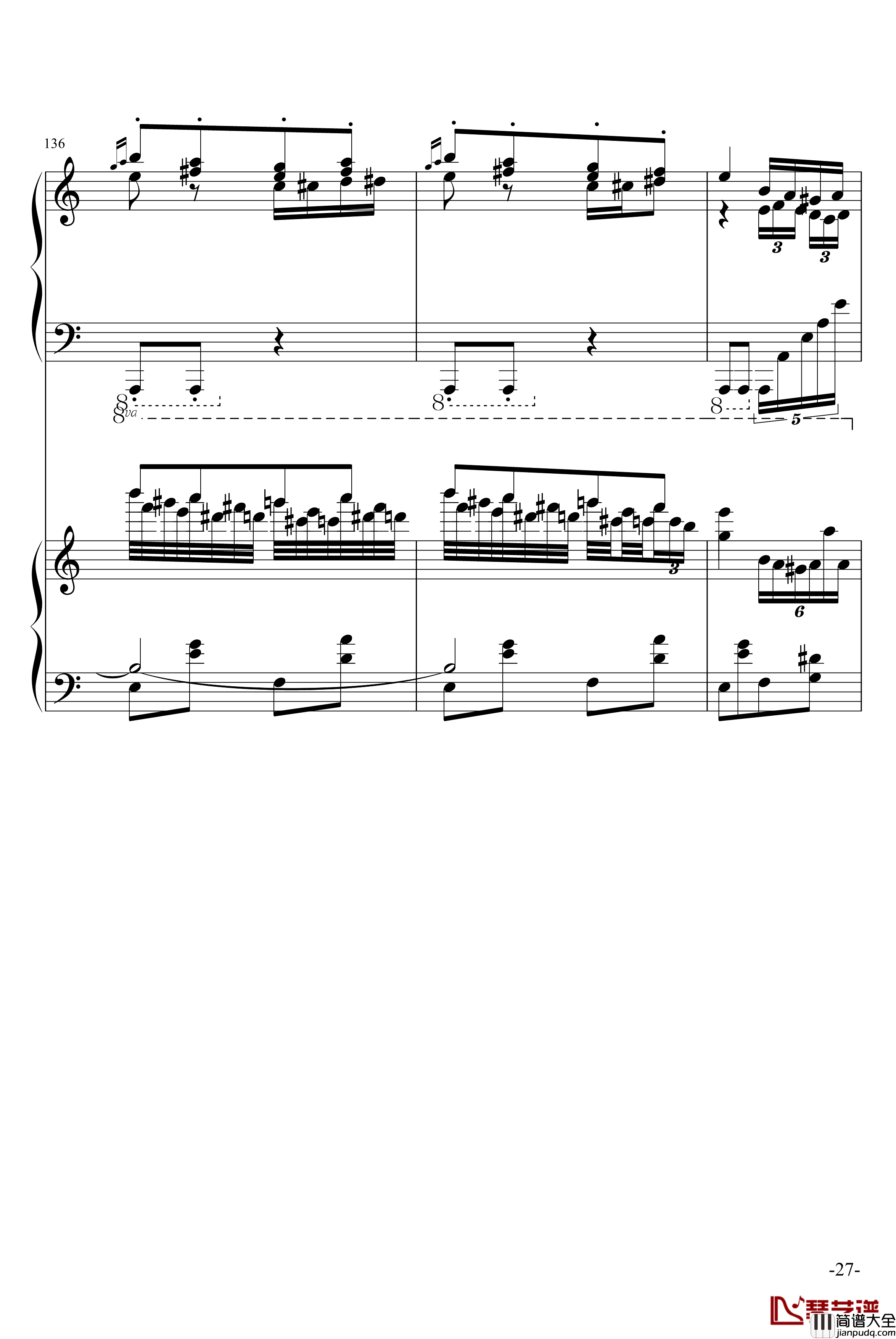 斗琴就找土耳其真实惠钢琴谱_修改_莫扎特