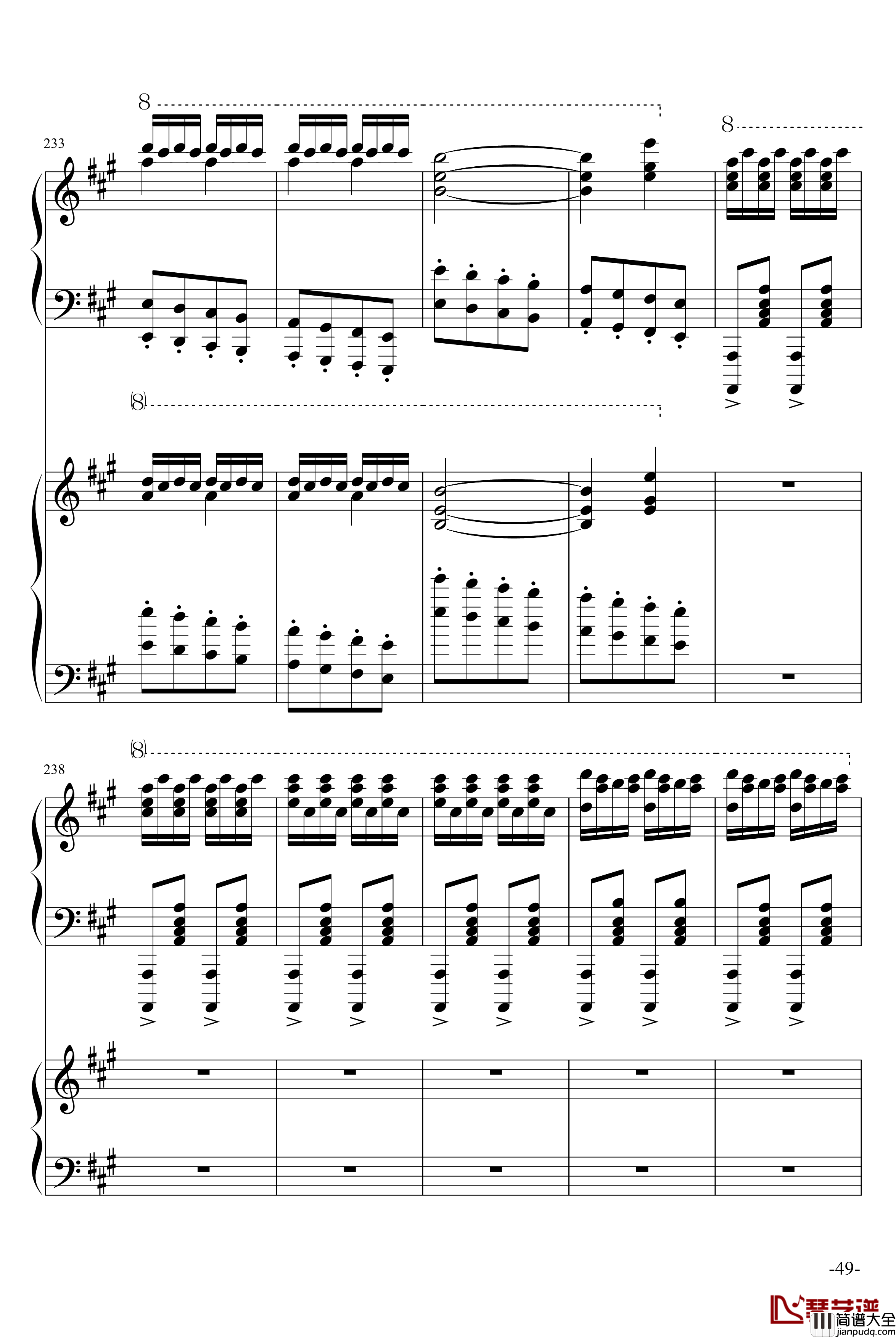 斗琴就找土耳其真实惠钢琴谱_修改_莫扎特