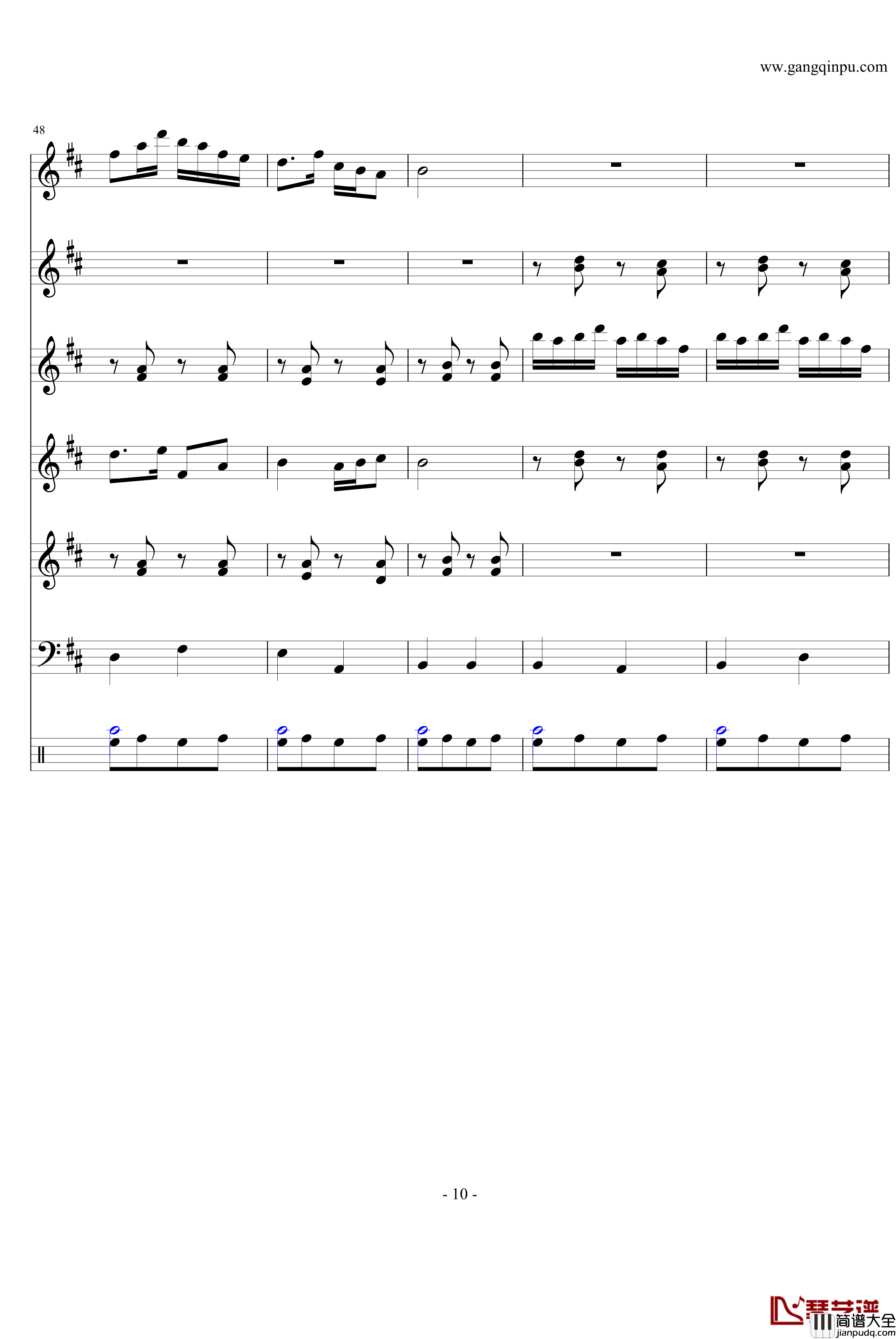 紫竹调钢琴谱_民乐版_中国名曲