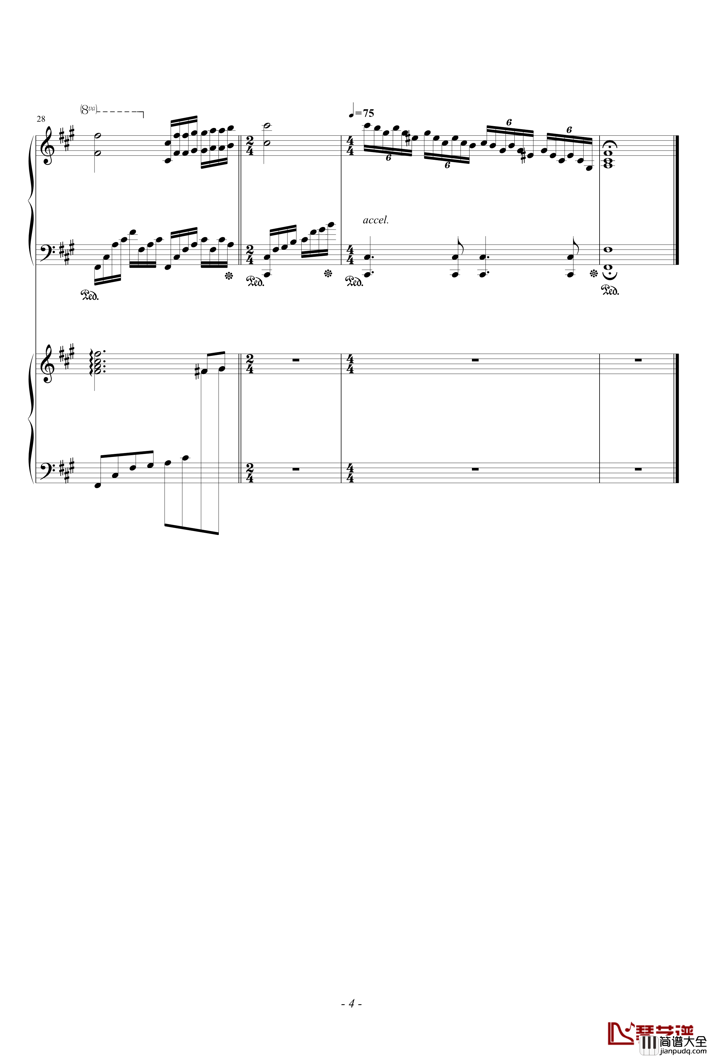 神医喜来乐VS天空之城钢琴谱_未知分类