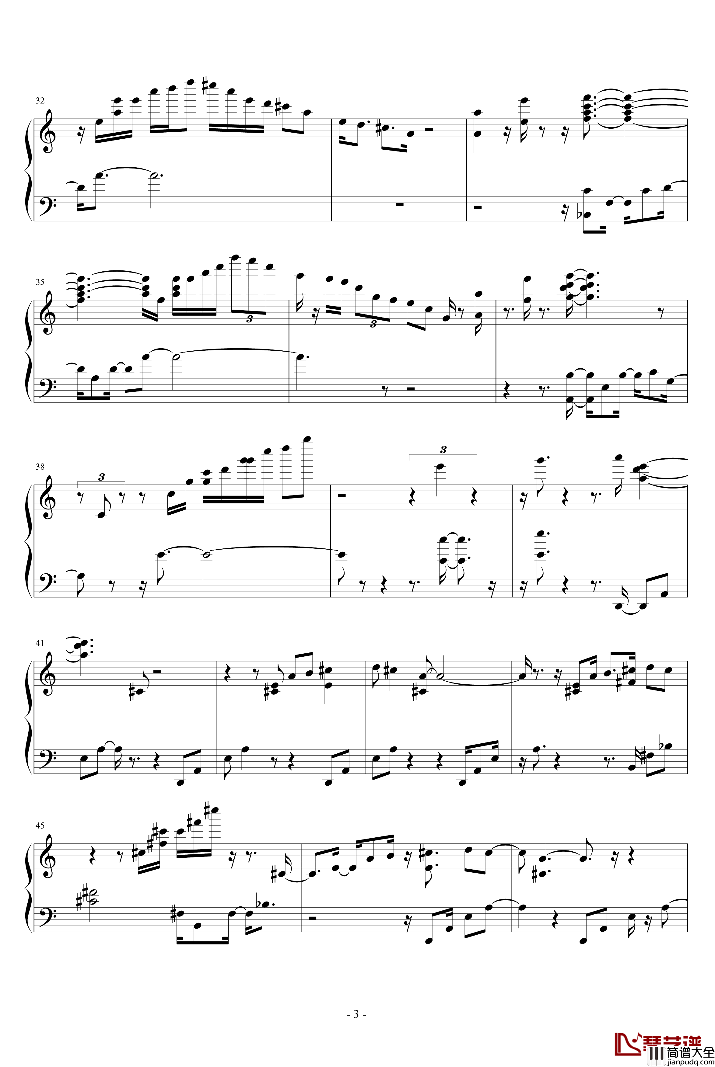 Fly_Free钢琴谱_欧美经典