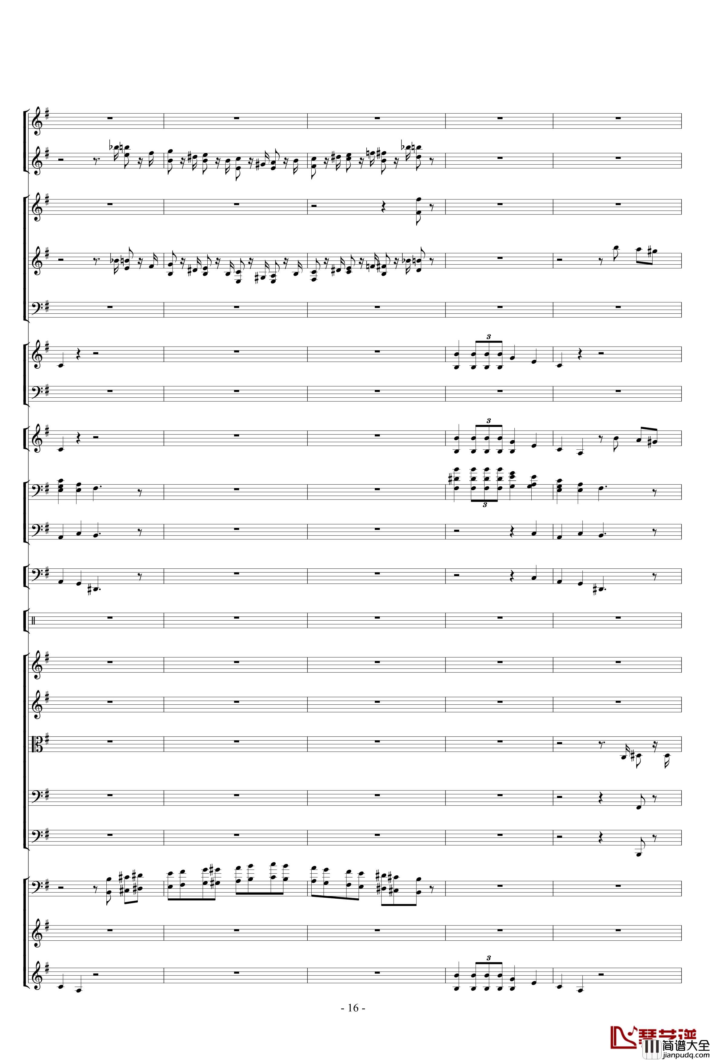 胡桃夹子组曲之进行曲钢琴谱_柴科夫斯基_Peter_Ilyich_Tchaikovsky