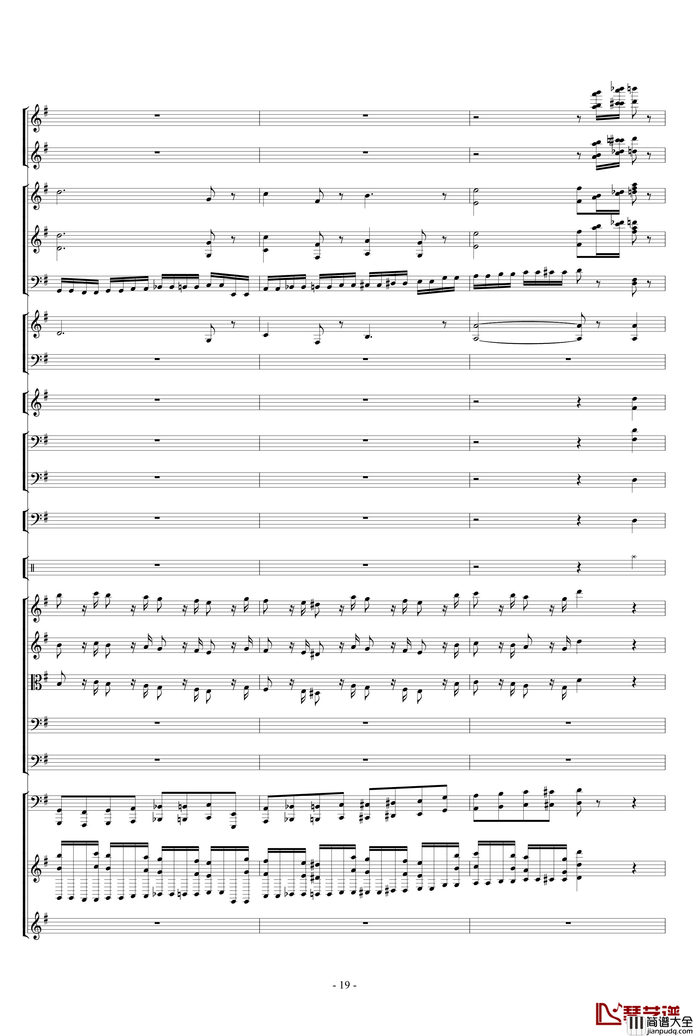 胡桃夹子组曲之进行曲钢琴谱_柴科夫斯基_Peter_Ilyich_Tchaikovsky