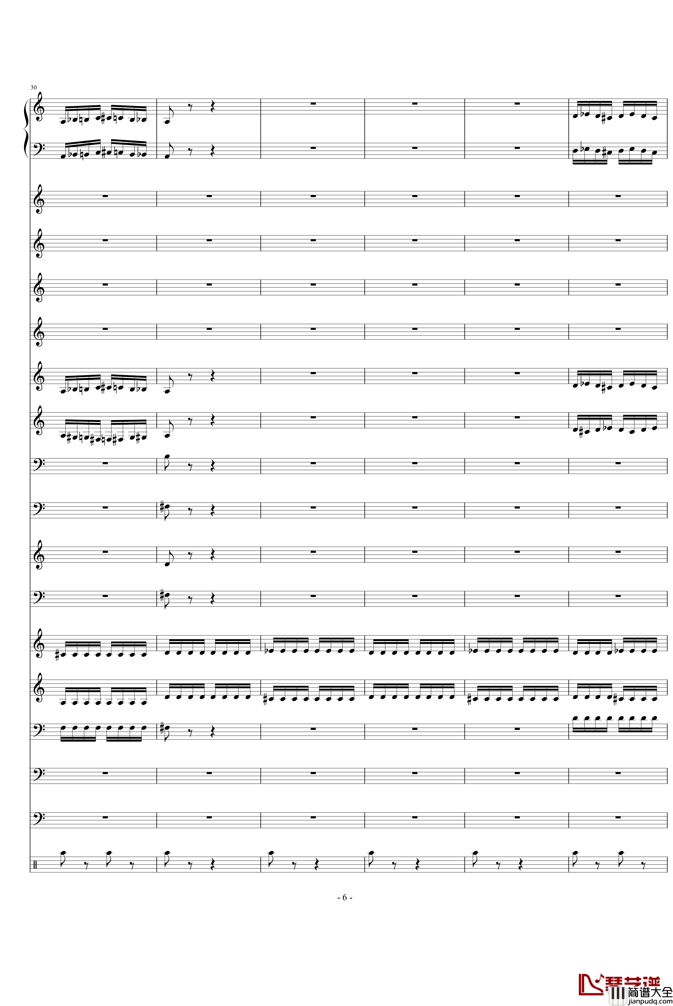 野蜂飞舞钢琴谱_Charm2版_里姆斯基_柯萨科夫