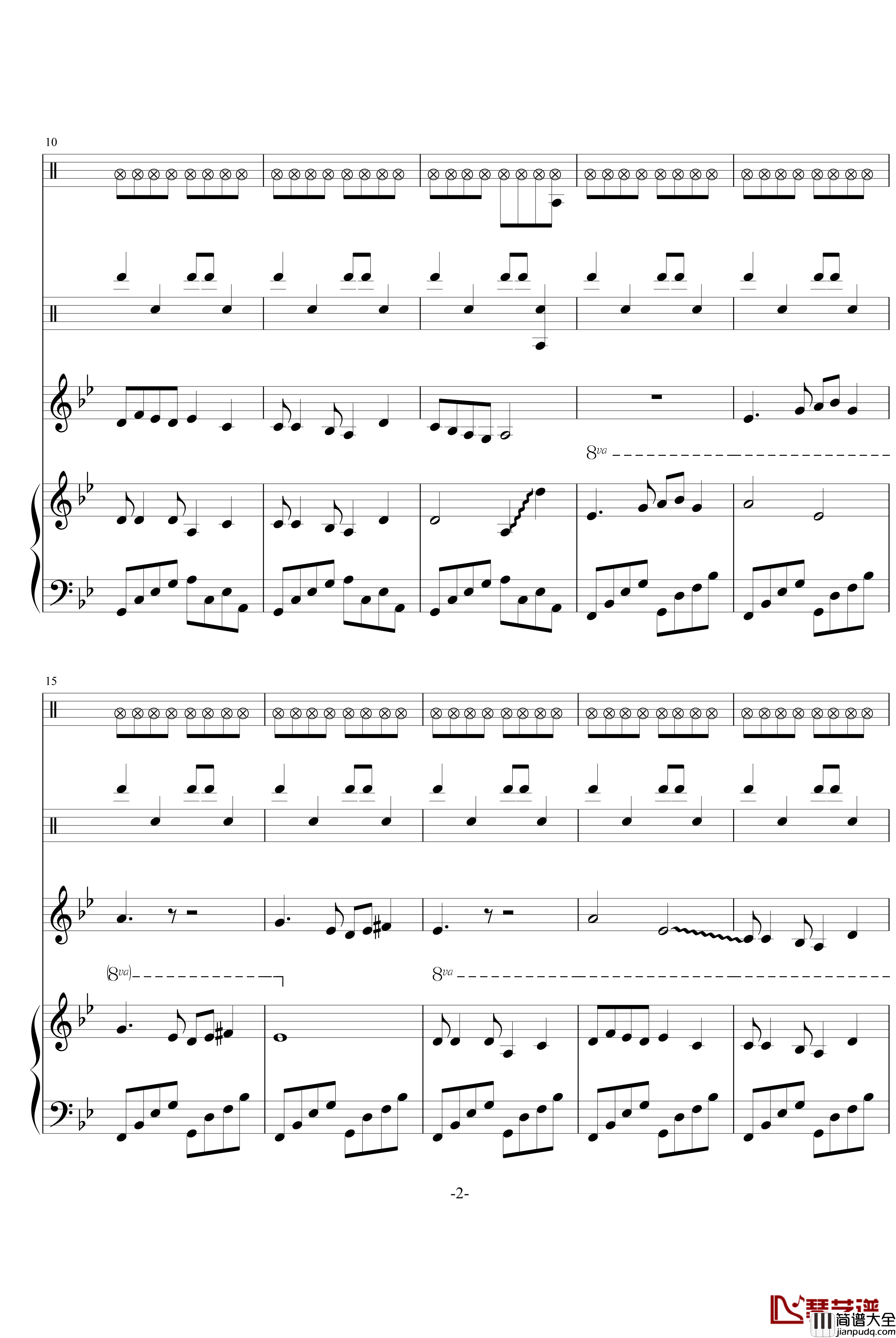 月之故乡钢琴谱_swenl