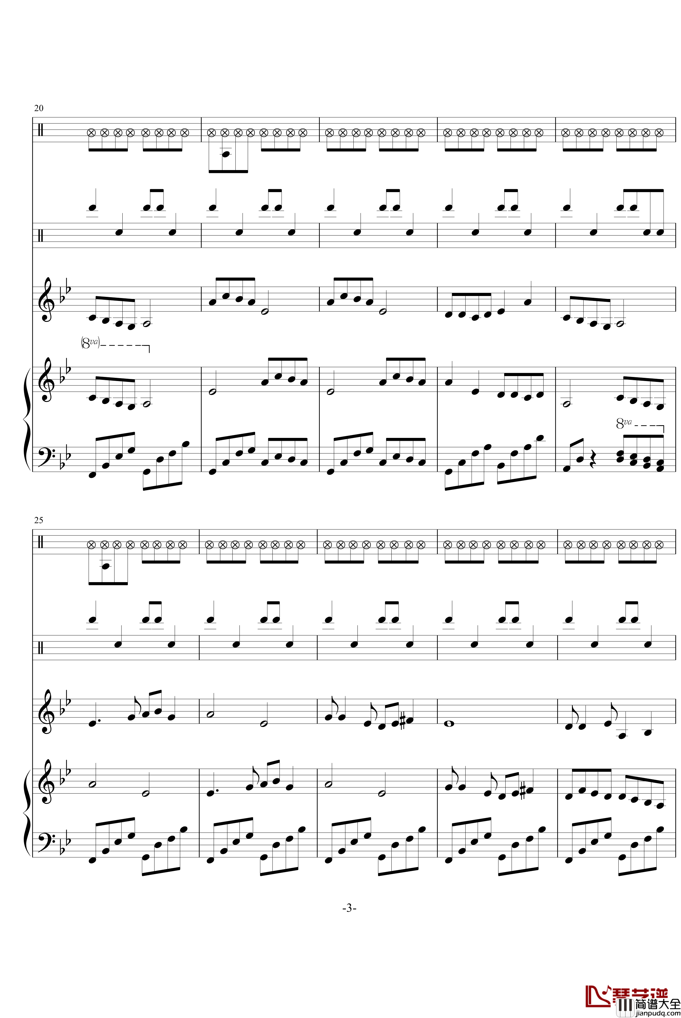 月之故乡钢琴谱_swenl