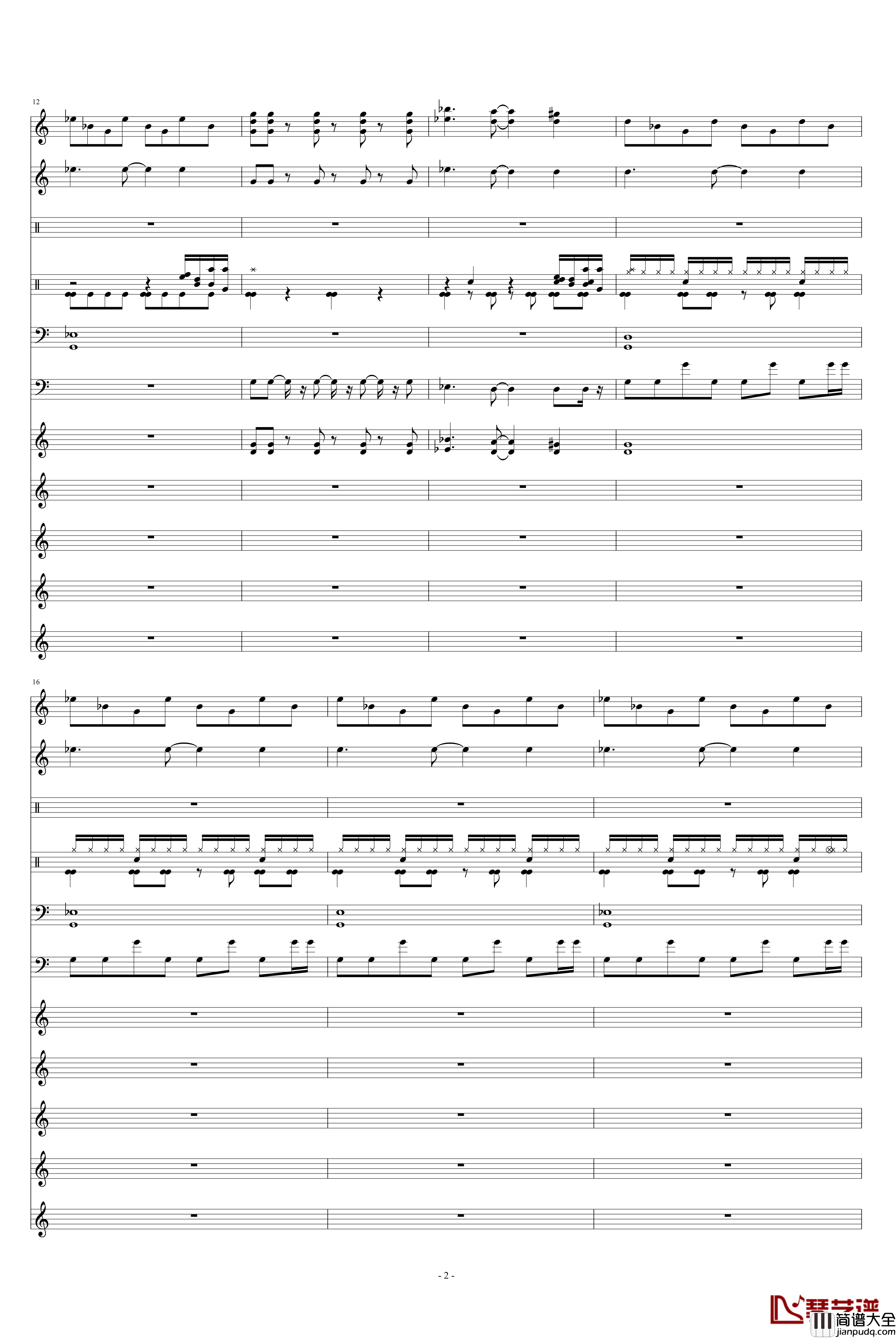 塞尔达传说钢琴谱_总谱_塞尔达