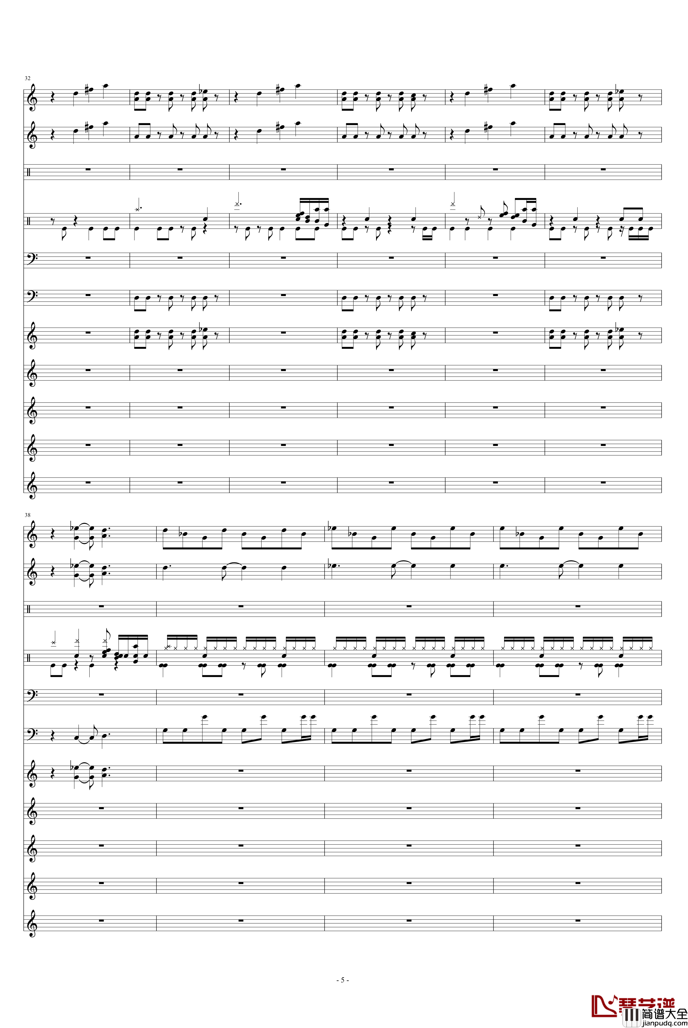 塞尔达传说钢琴谱_总谱_塞尔达