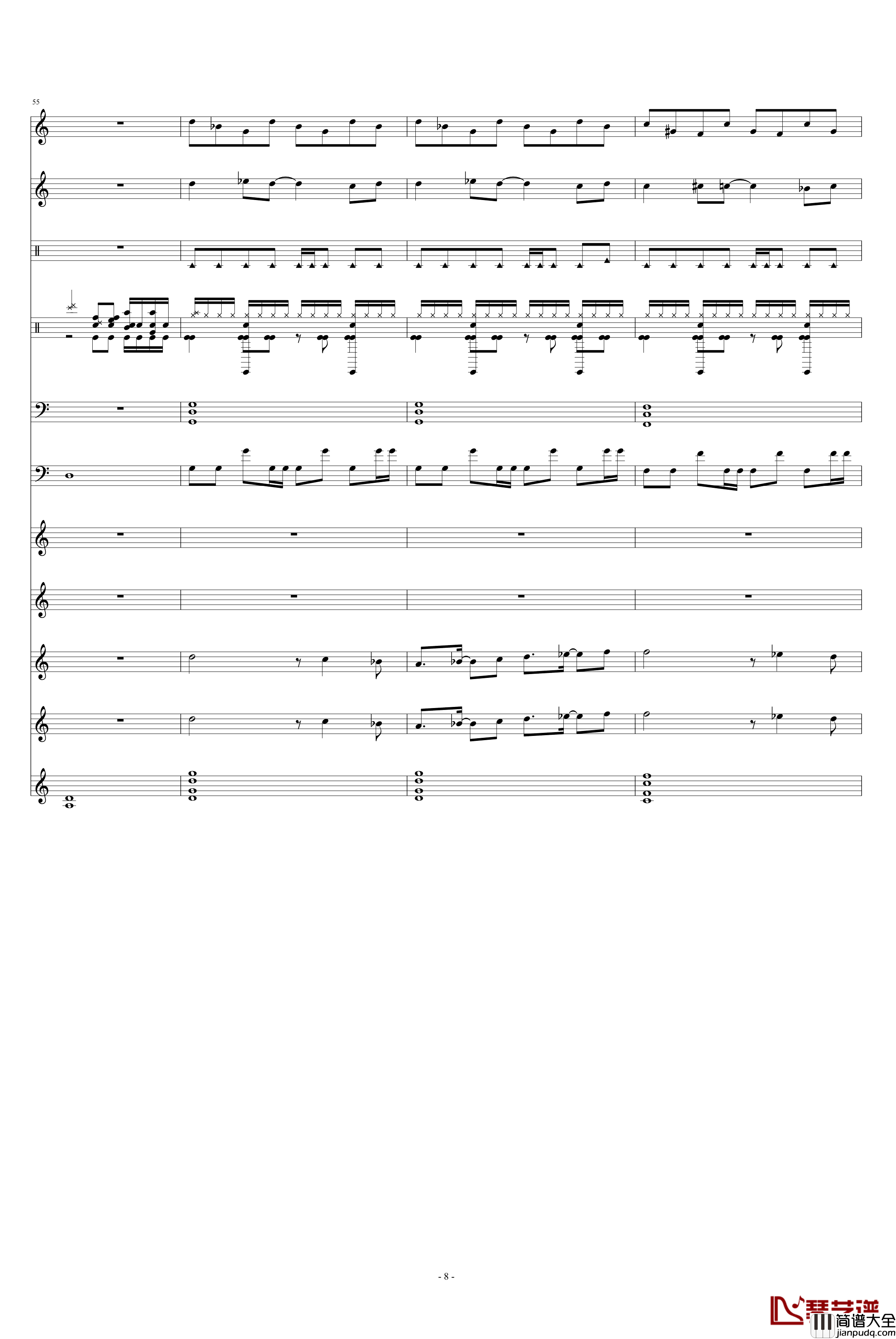 塞尔达传说钢琴谱_总谱_塞尔达