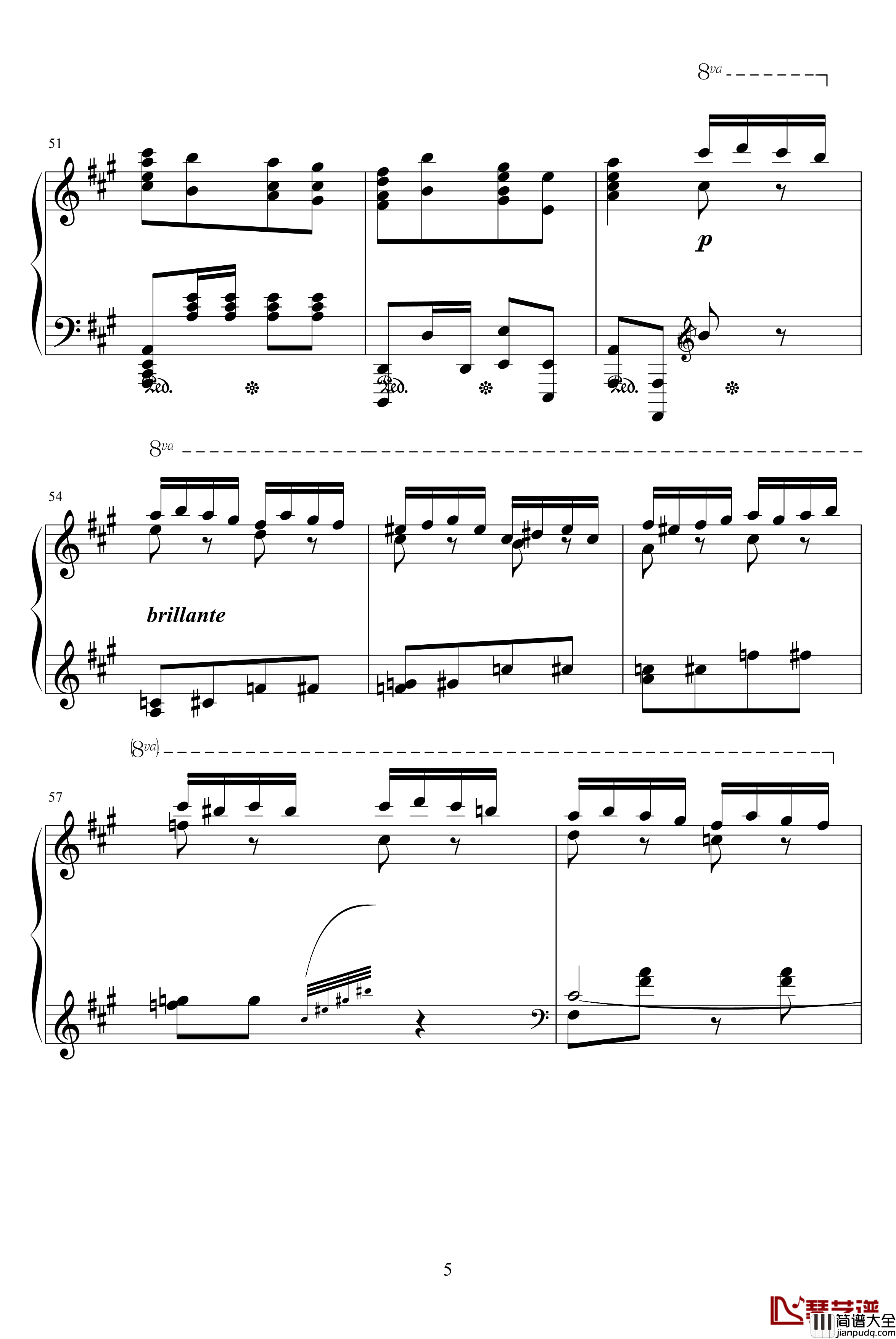 土耳其进行曲钢琴谱_原版_莫扎特_瓦洛多斯