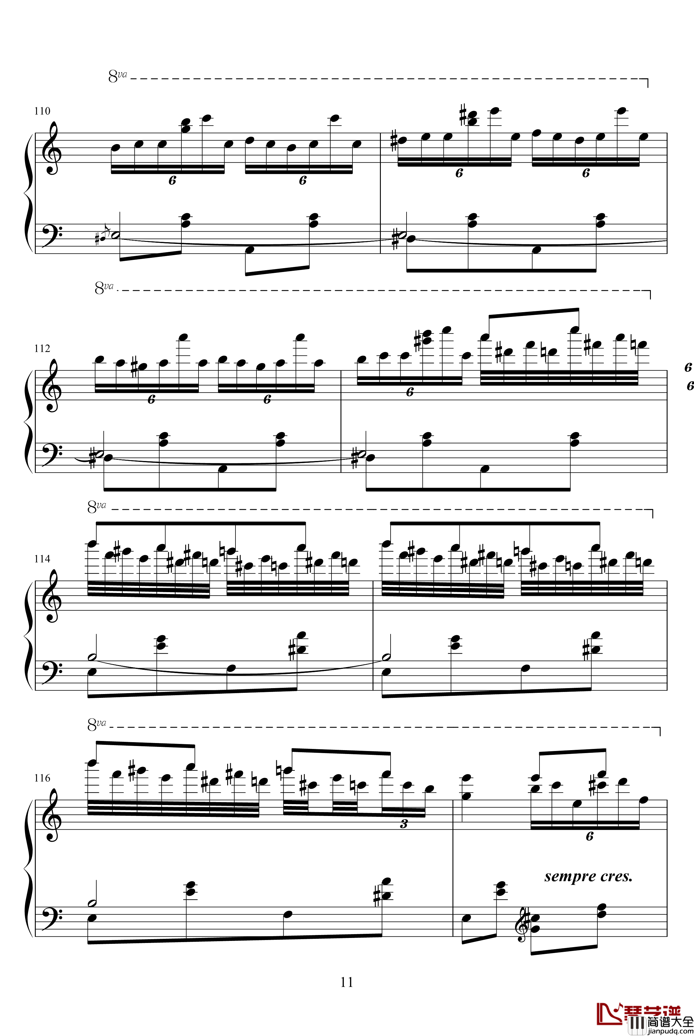 土耳其进行曲钢琴谱_原版_莫扎特_瓦洛多斯